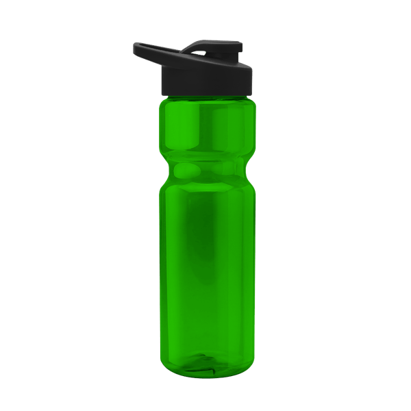 Blazer 28oz Transparent Bike Bottle w/Drink-thru Lid 1229