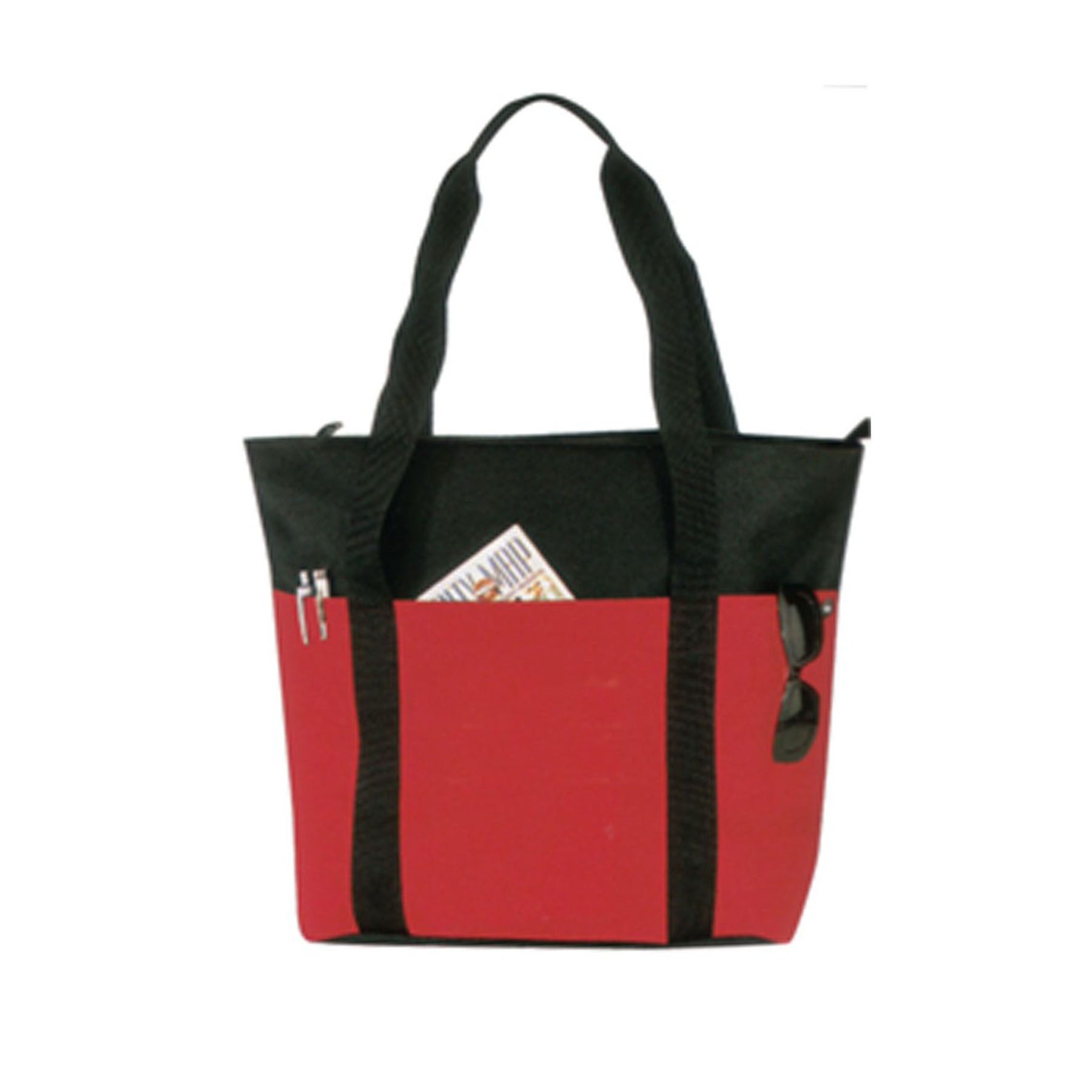 Polyester Arcadia Zipper Tote II, custom tote bag with logo imprint 2