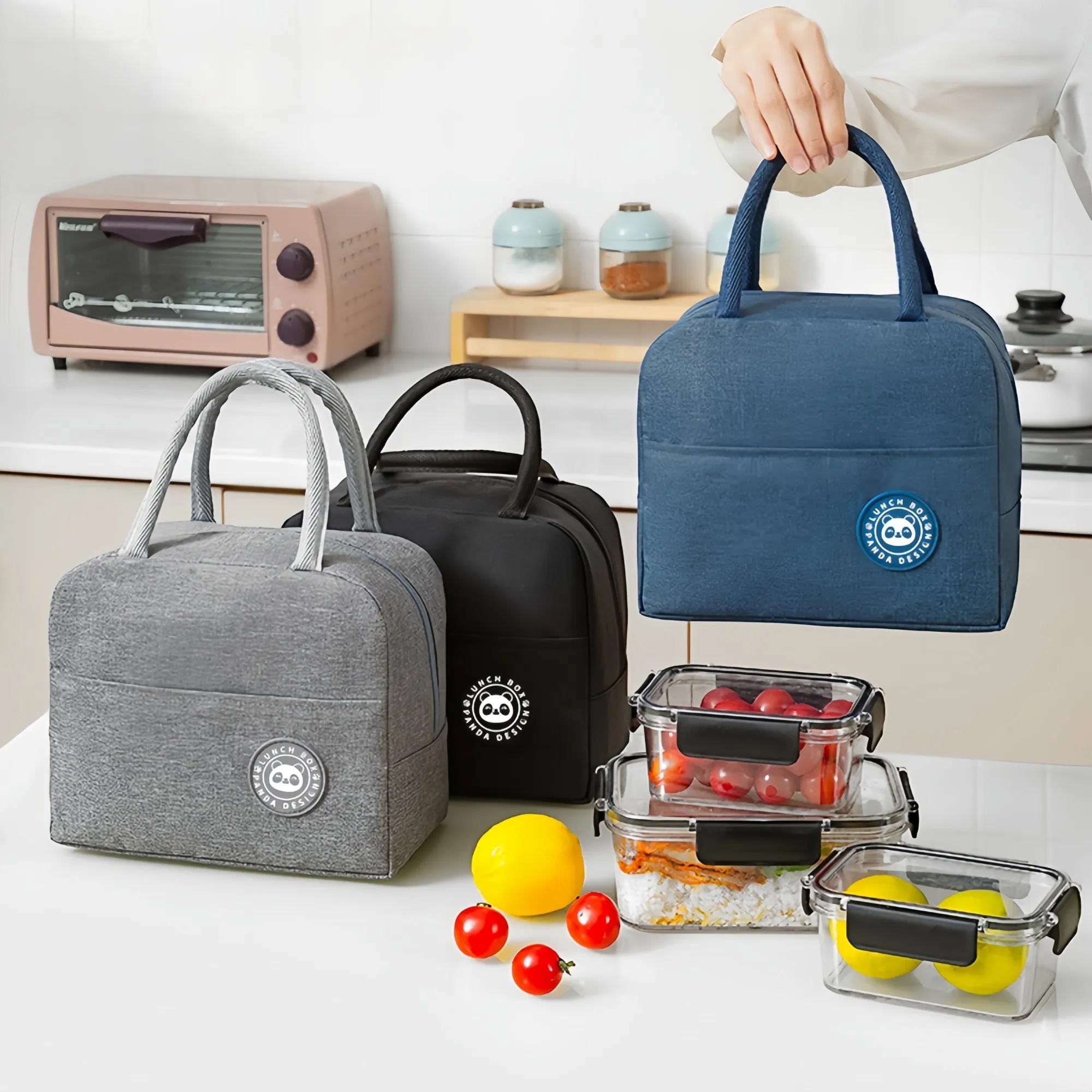 Full Color Insulated Lunch Box Bag 8