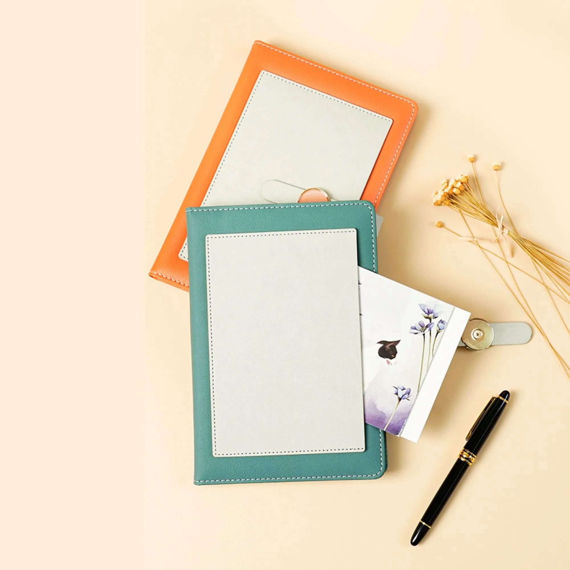 A5 Buckle Notebook And Metal Pen 2 Piece Business Gift Set 2