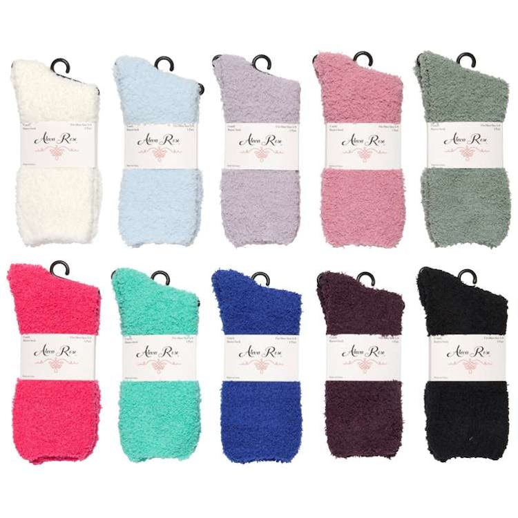 Solid Butter Socks Size 9-11 2