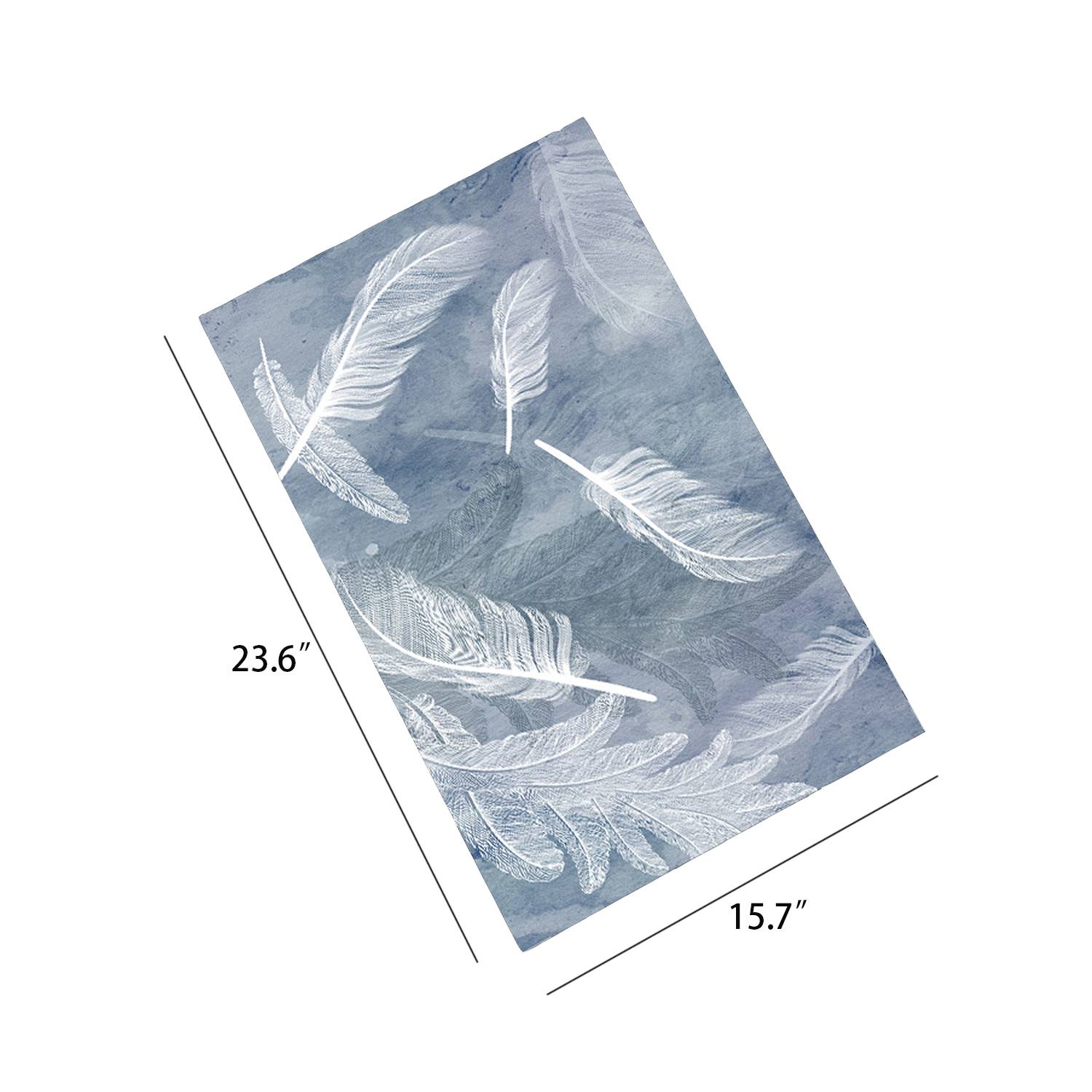 Bathroom Non Slip Crystal Velvet Mat 5