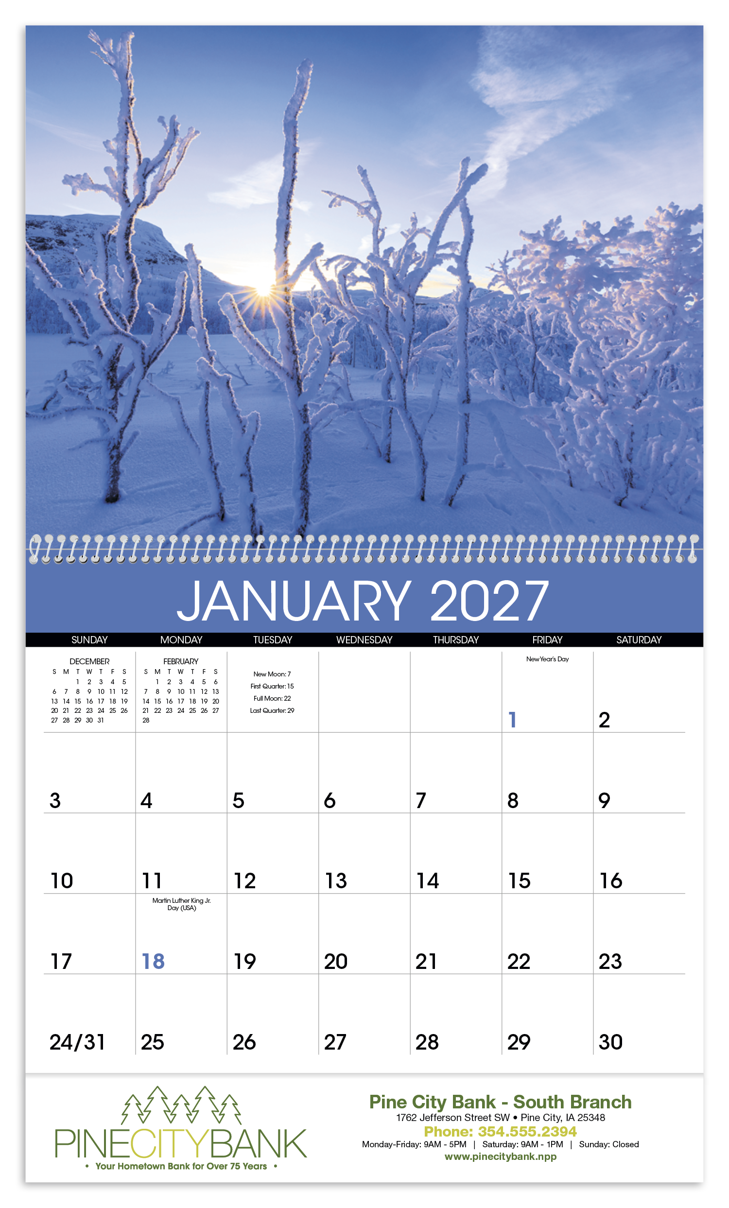 Triumph® Calendars Sunrise Sunset Calendar 18