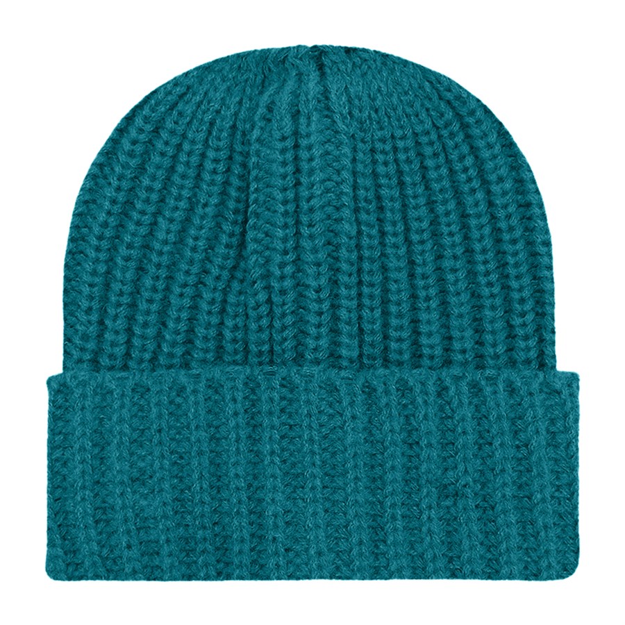 Chunky Ribbed Cuffed Beanie with Custom Logo - 100% Acrylic 60