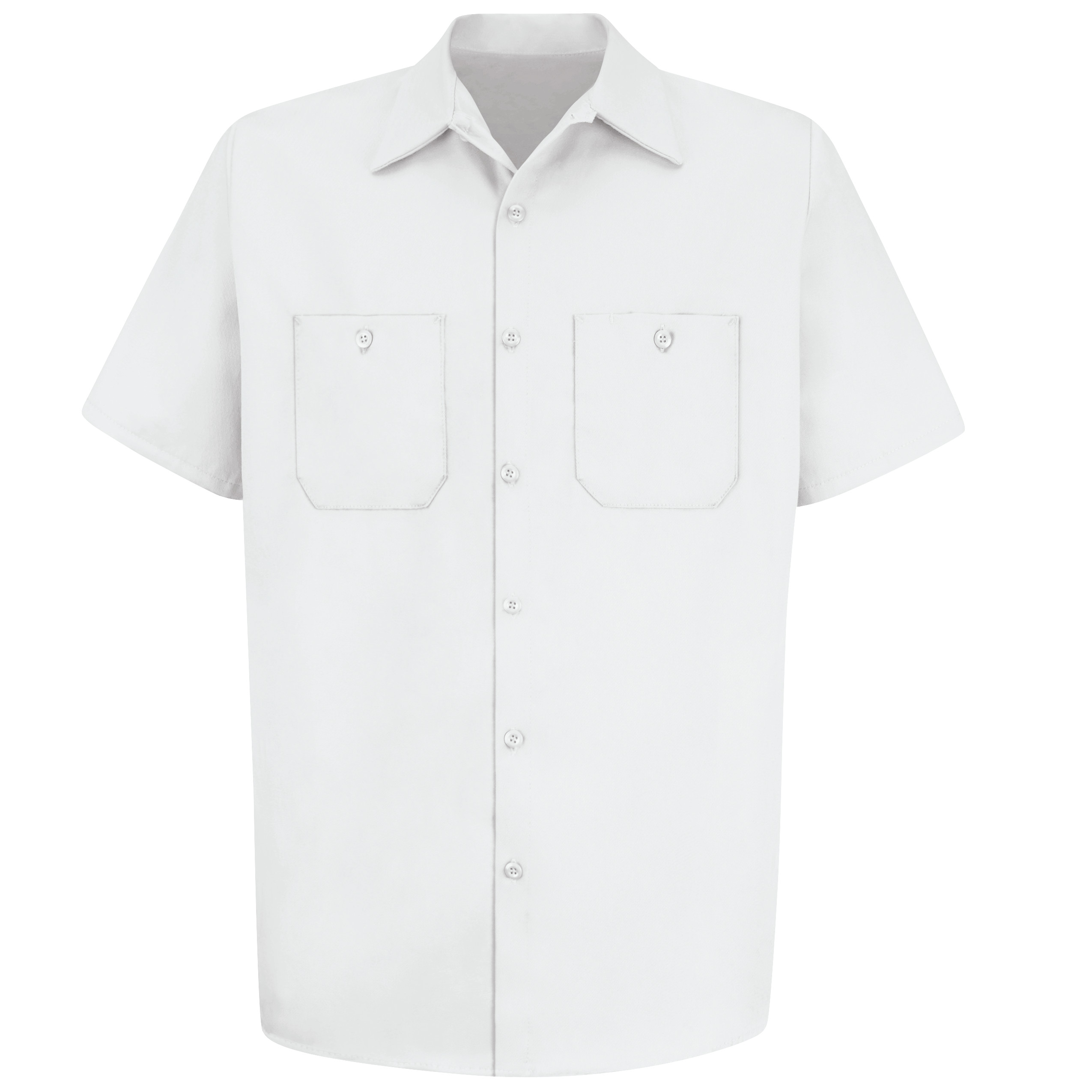 Red Kap® Men's Short Sleeve Wrinkle-Resistant Cotton Work Shirt 7