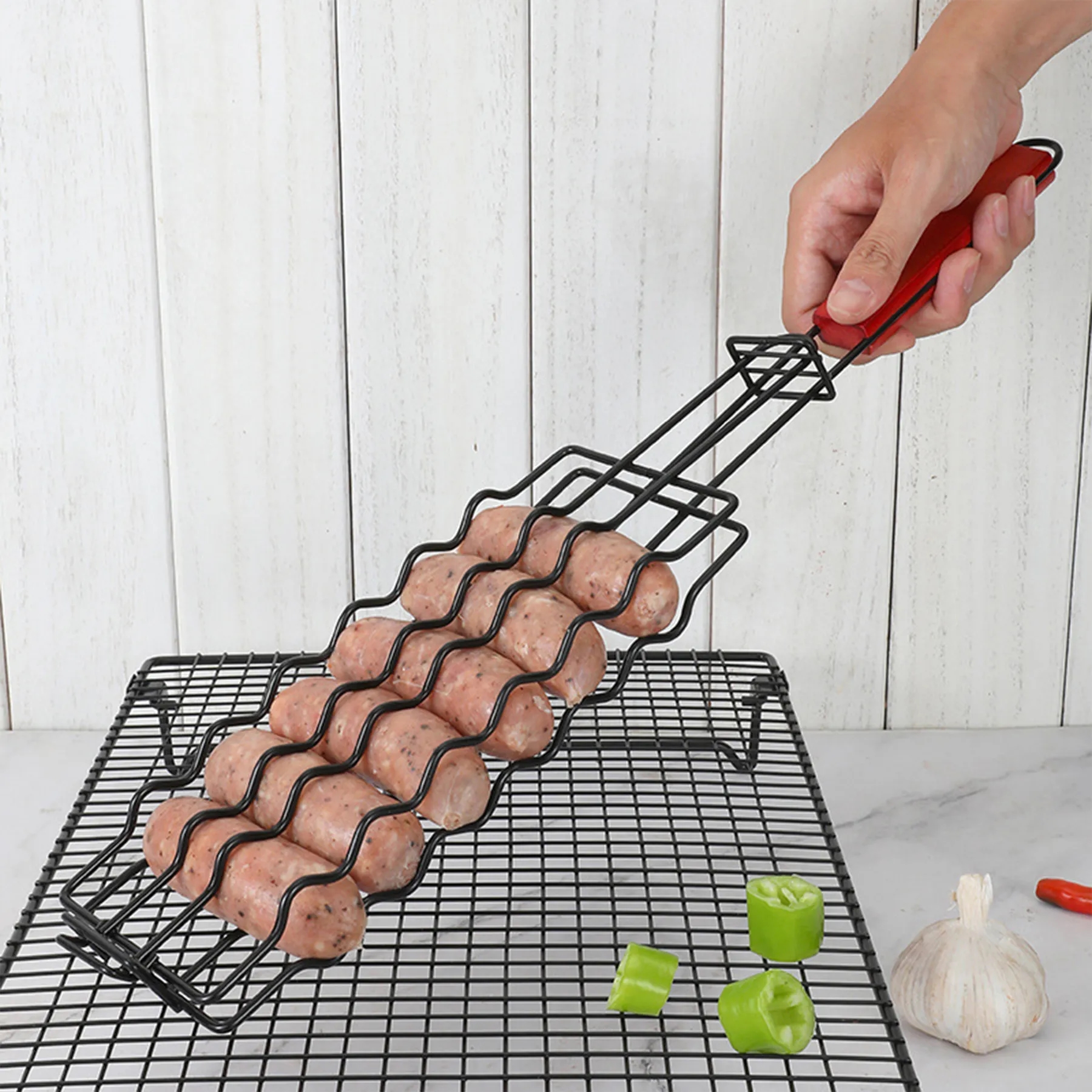 Steel Hot Dog Barbecue Clip 9