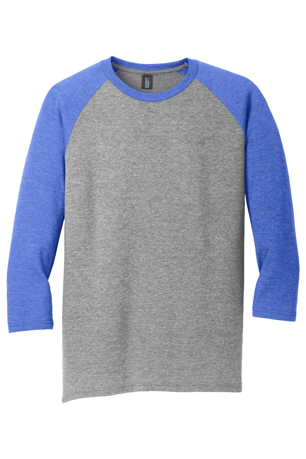 District Perfect Tri 3/4-Sleeve Raglan. DM136 48