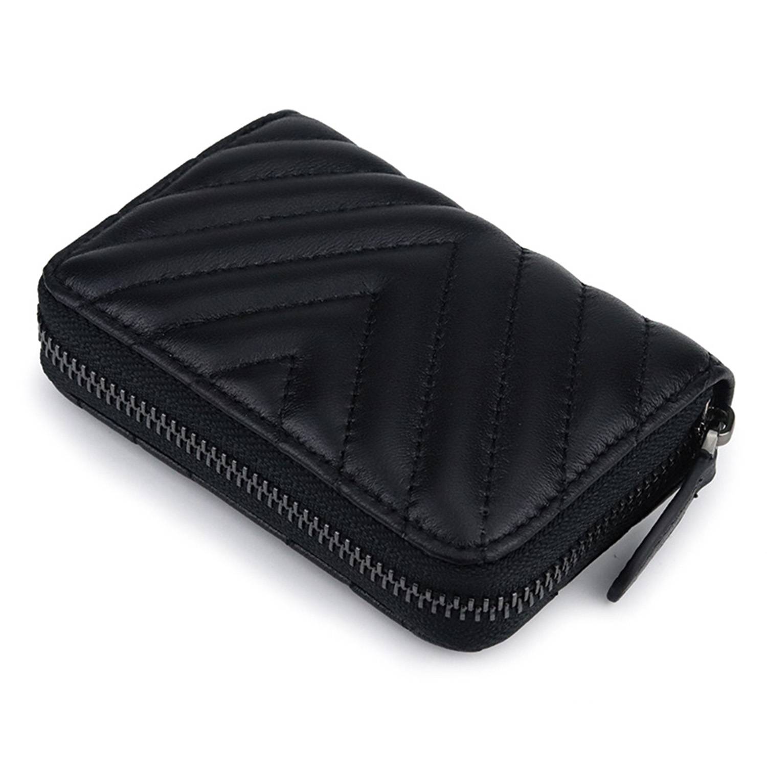 Genuine Leather Mini Wallet Card Bag 5