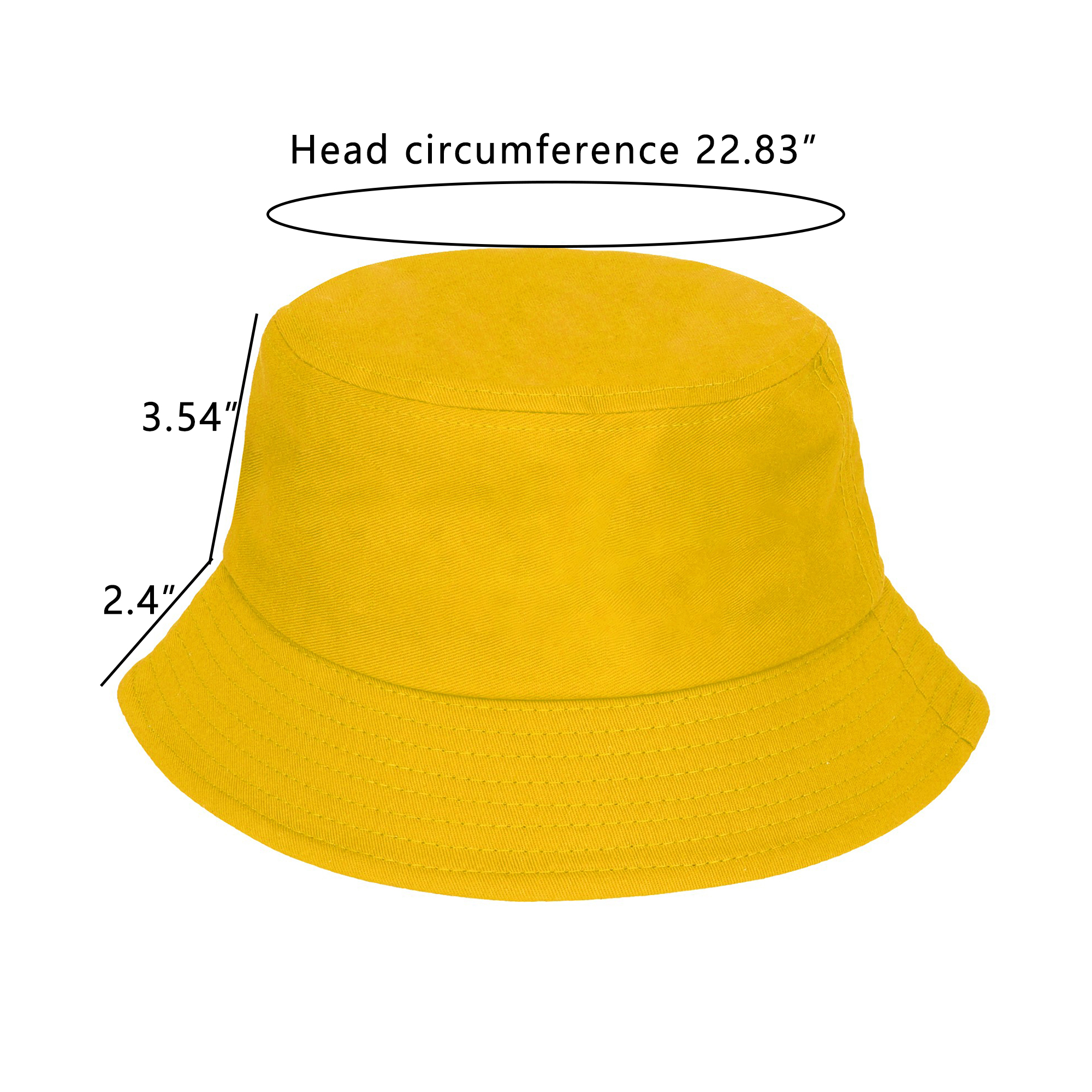 Cotton Bucket Hat Soft Durable Breathable Outdoor Caps 5
