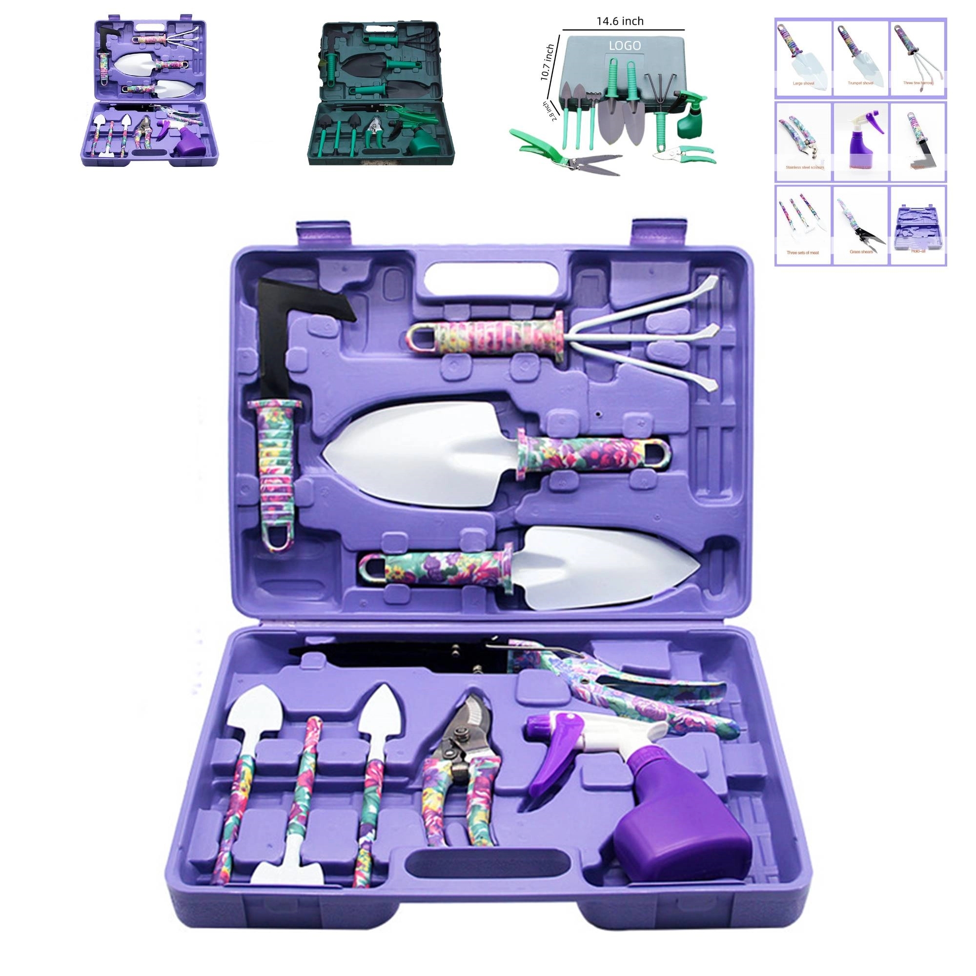 10PCS Gardening Tool Set MOQ 50PCS
