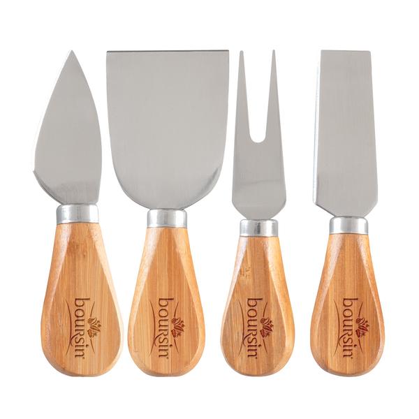 4- Piece Bamboo Cheese Tool Set 13