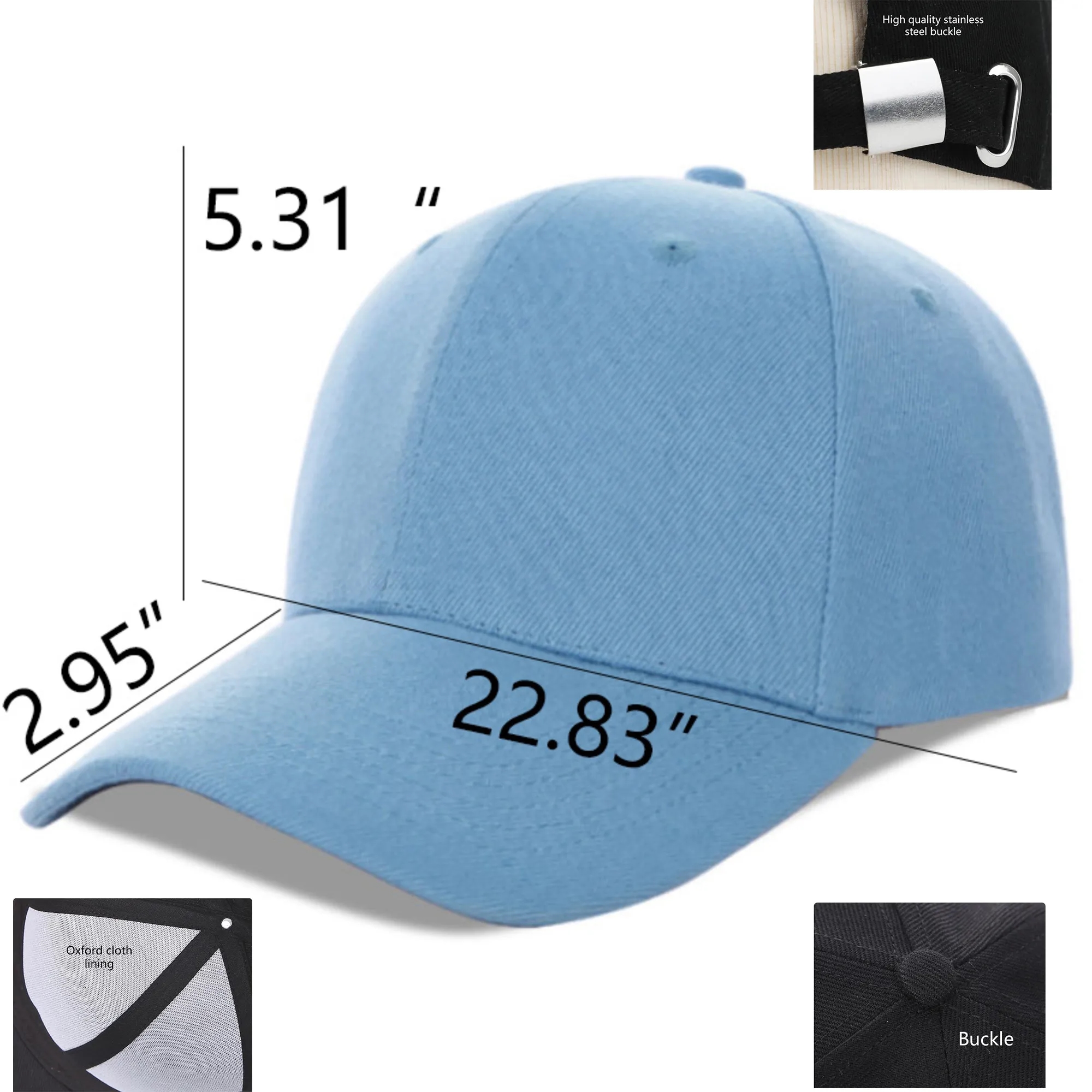Solid Color Fashionable Baseball Cap 14