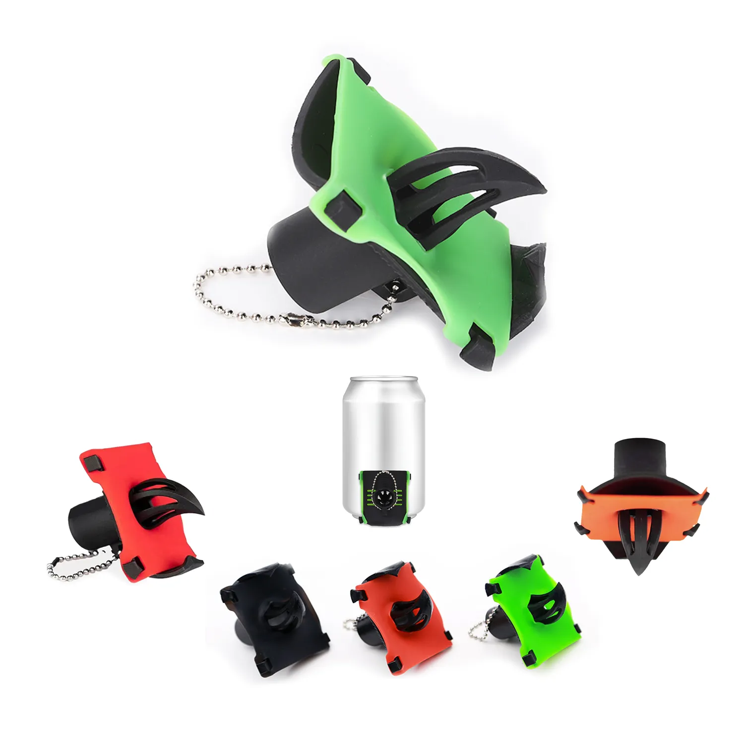 Beer Can Shotgun Opener Keychain 4