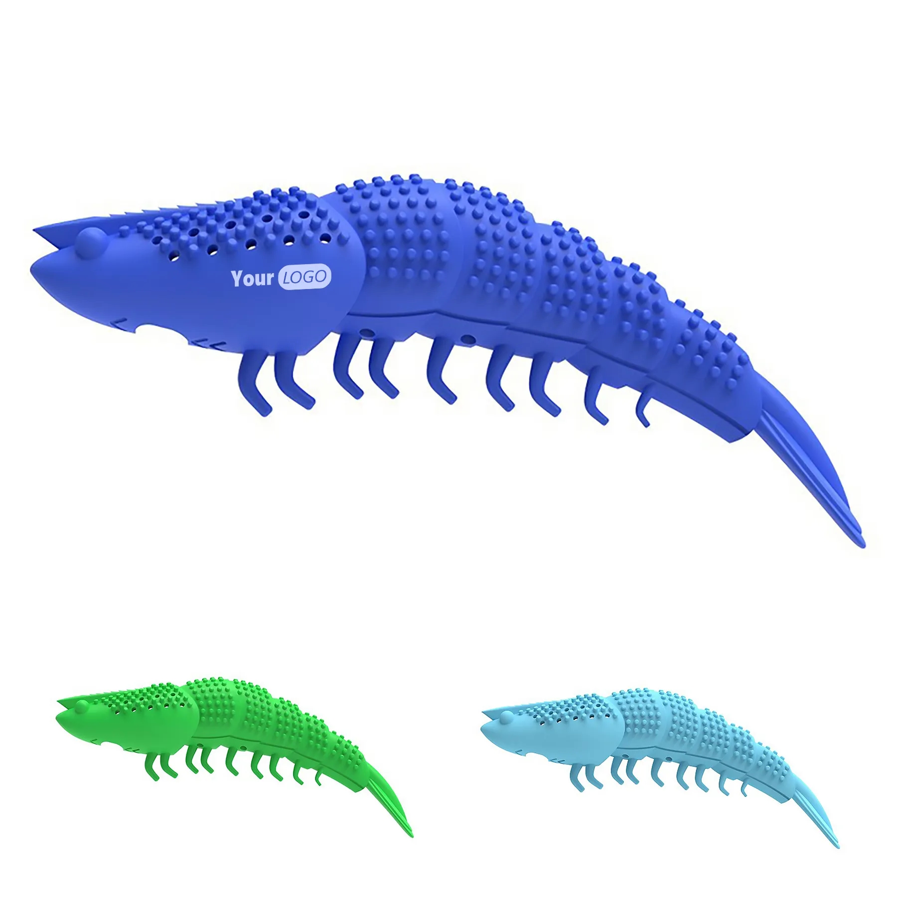 Rubber Imitation Shrimp Teeth Grinding Cat Mint Toy 12
