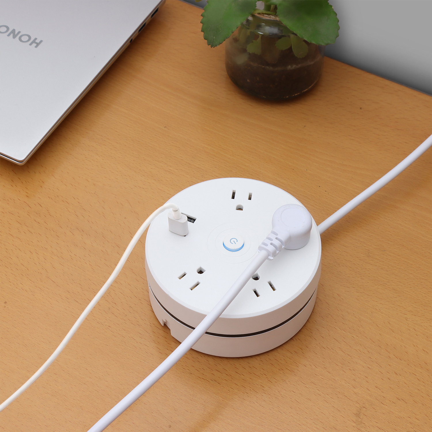 USB Port Electrical Outlet Extension USA Power Strip 4