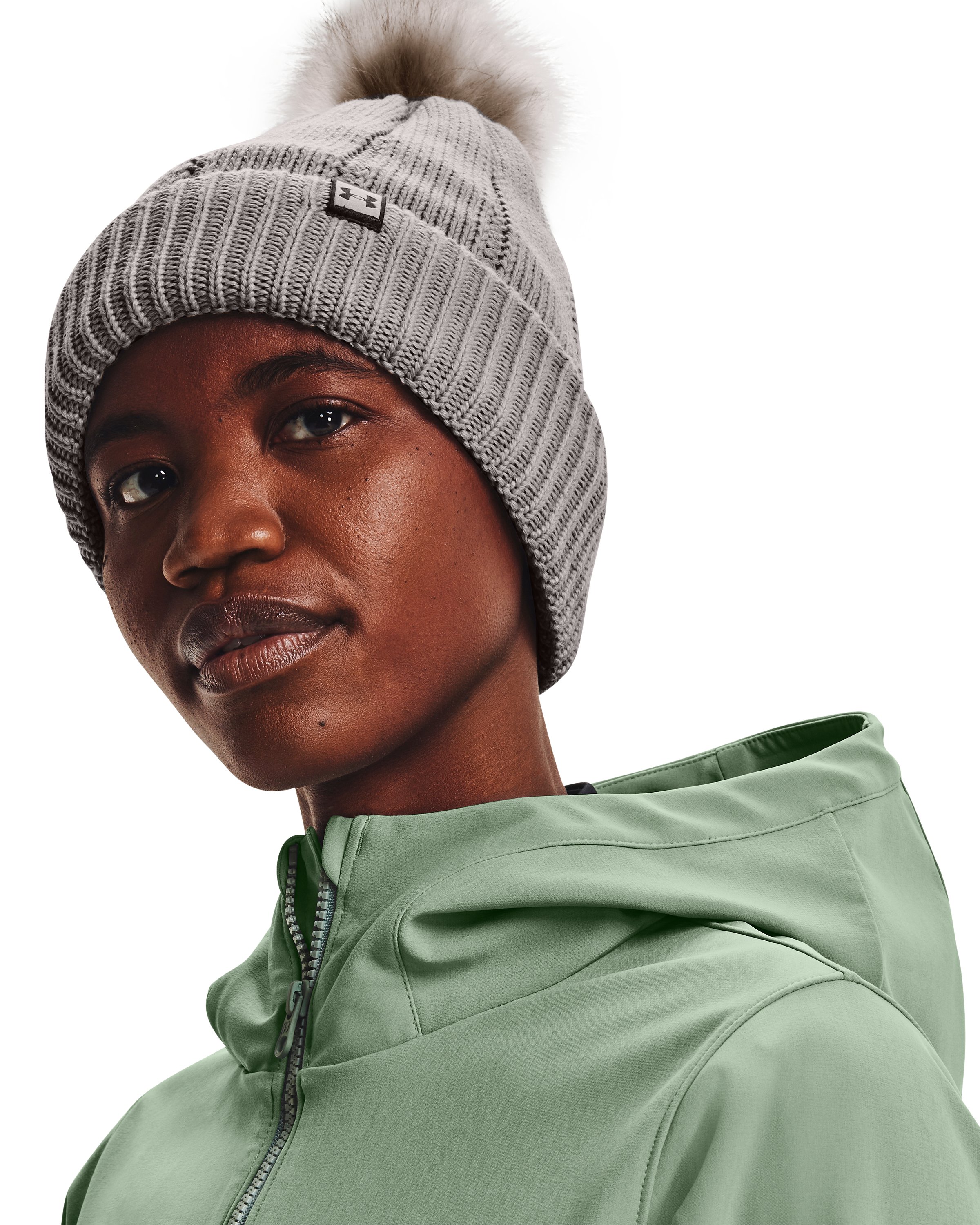 Women's UA Around Town ColdGear Infrared Beanie  2