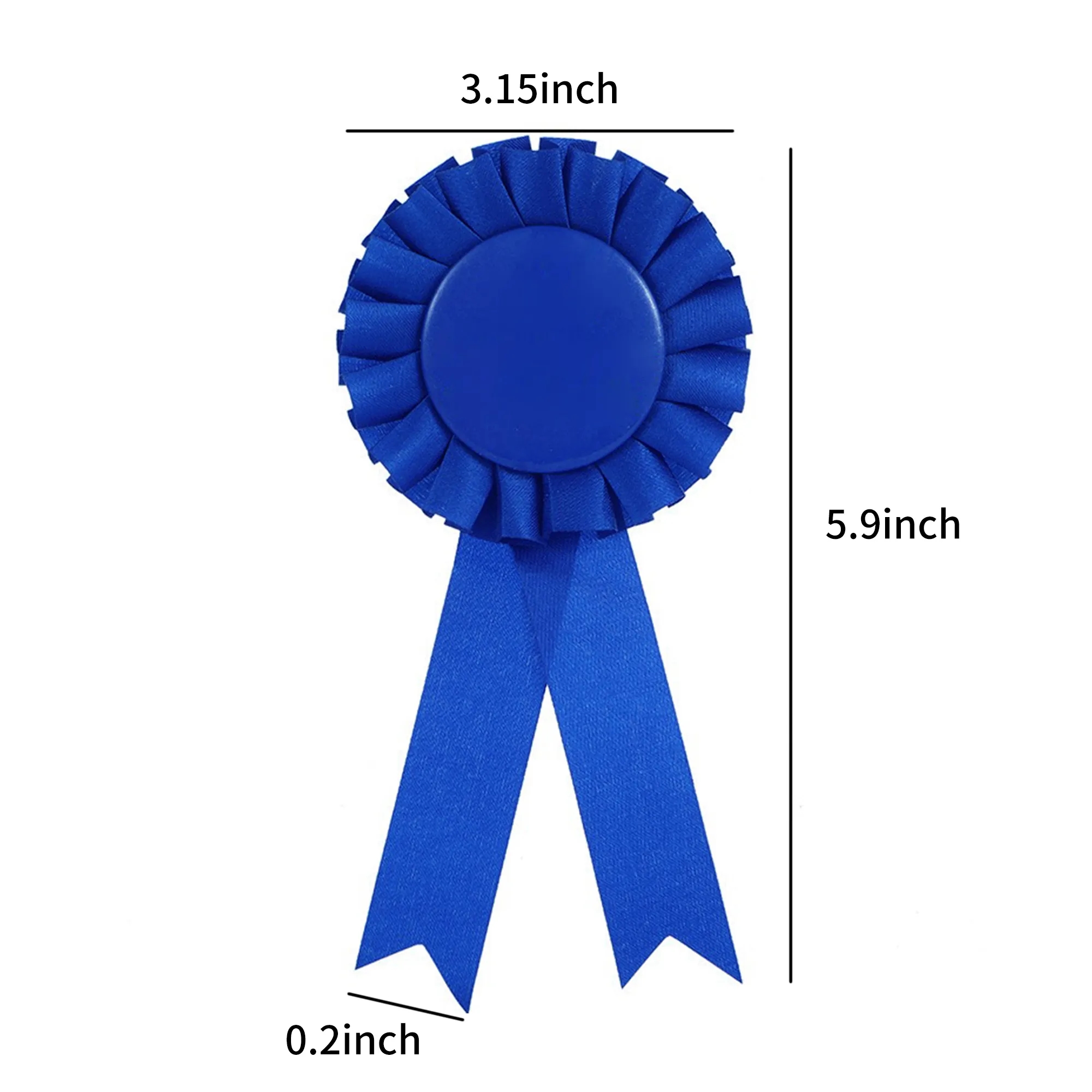 Ribbon Tinplate Badge 7