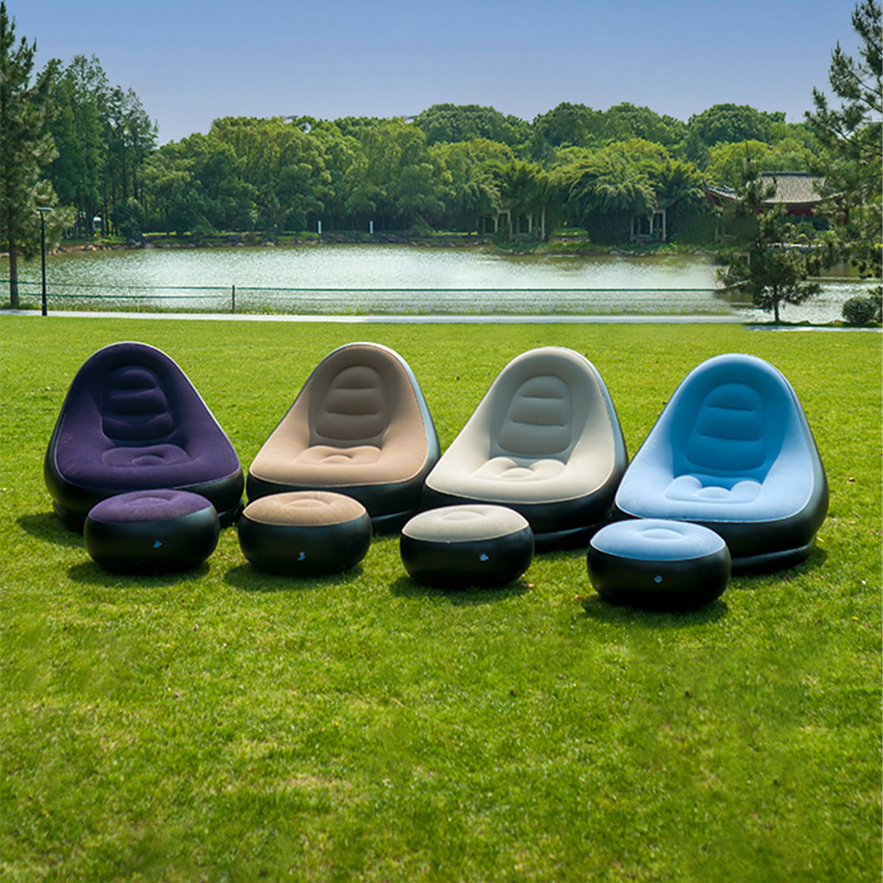 Plush Inflatable Sofa Chair 2