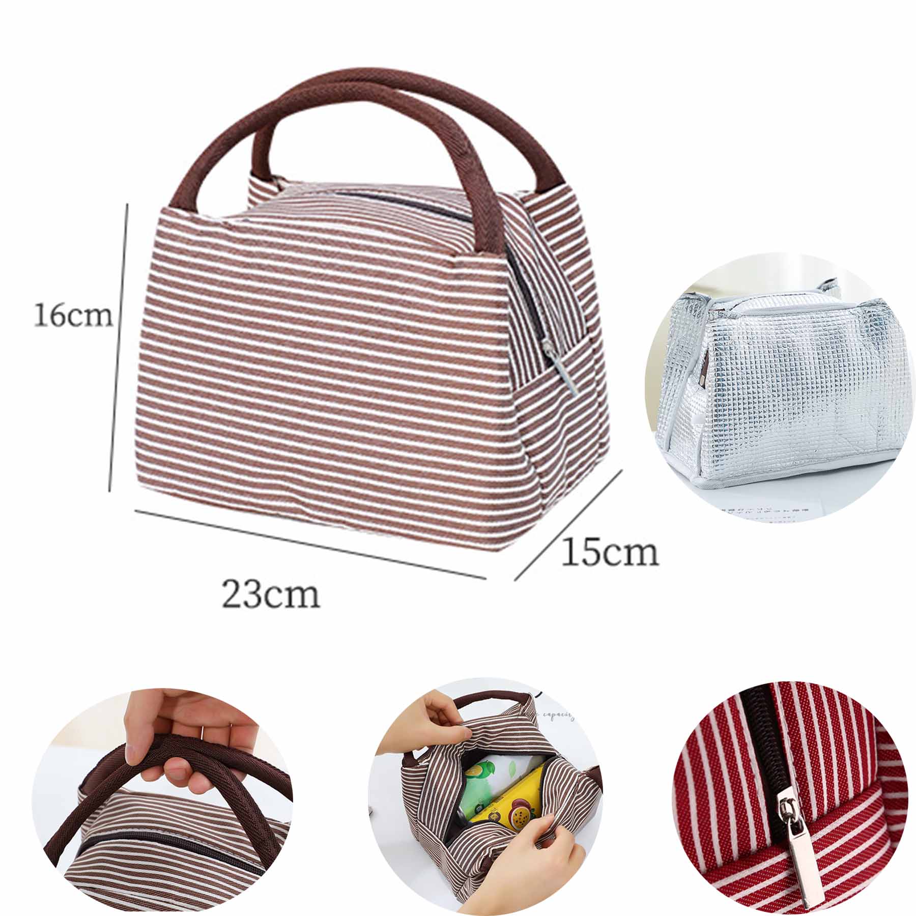 Insulated Lunch Tote Bag 1