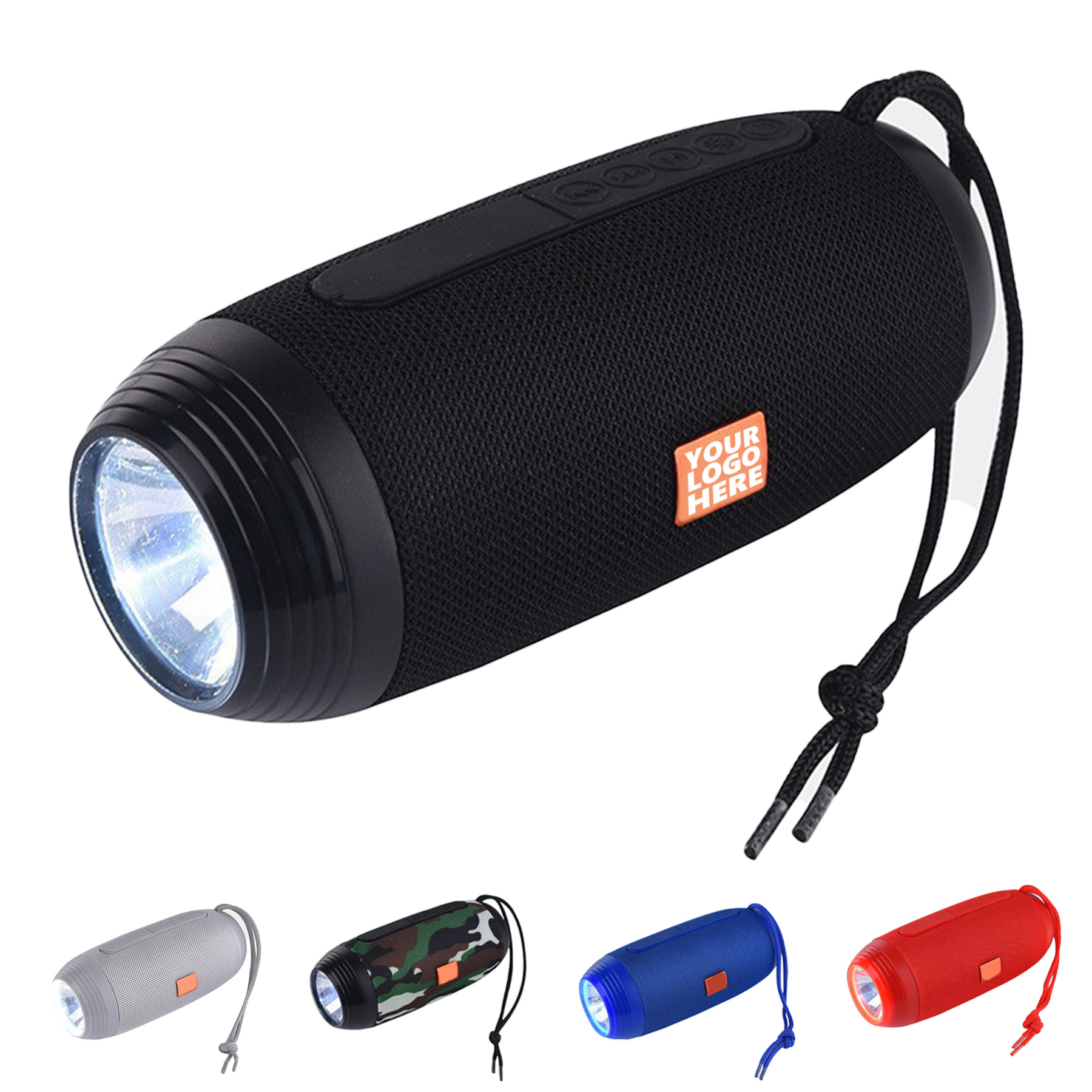 Waterproof Wireless Speakers with LED Light 1