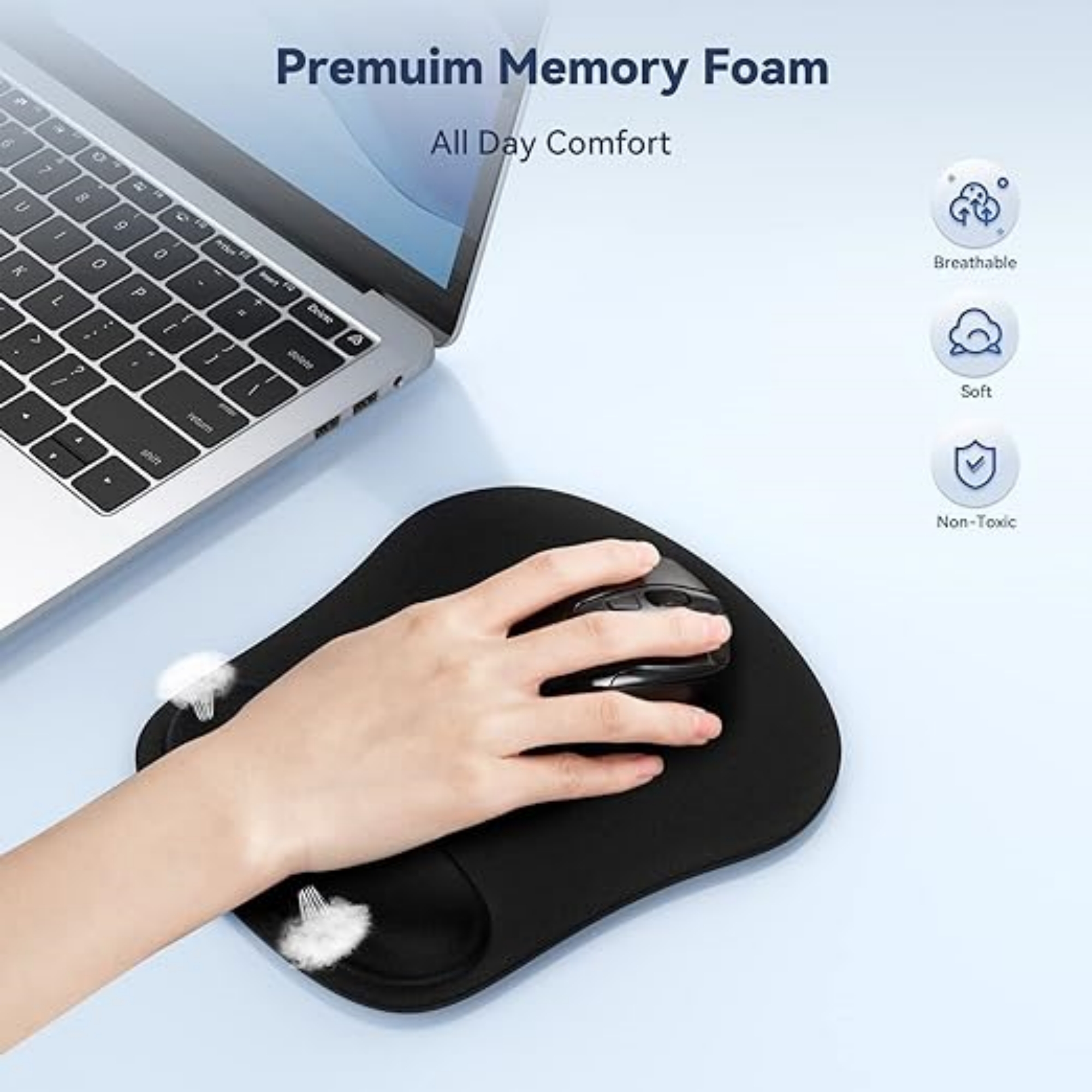 Mouse Pad With Wrist Support 5