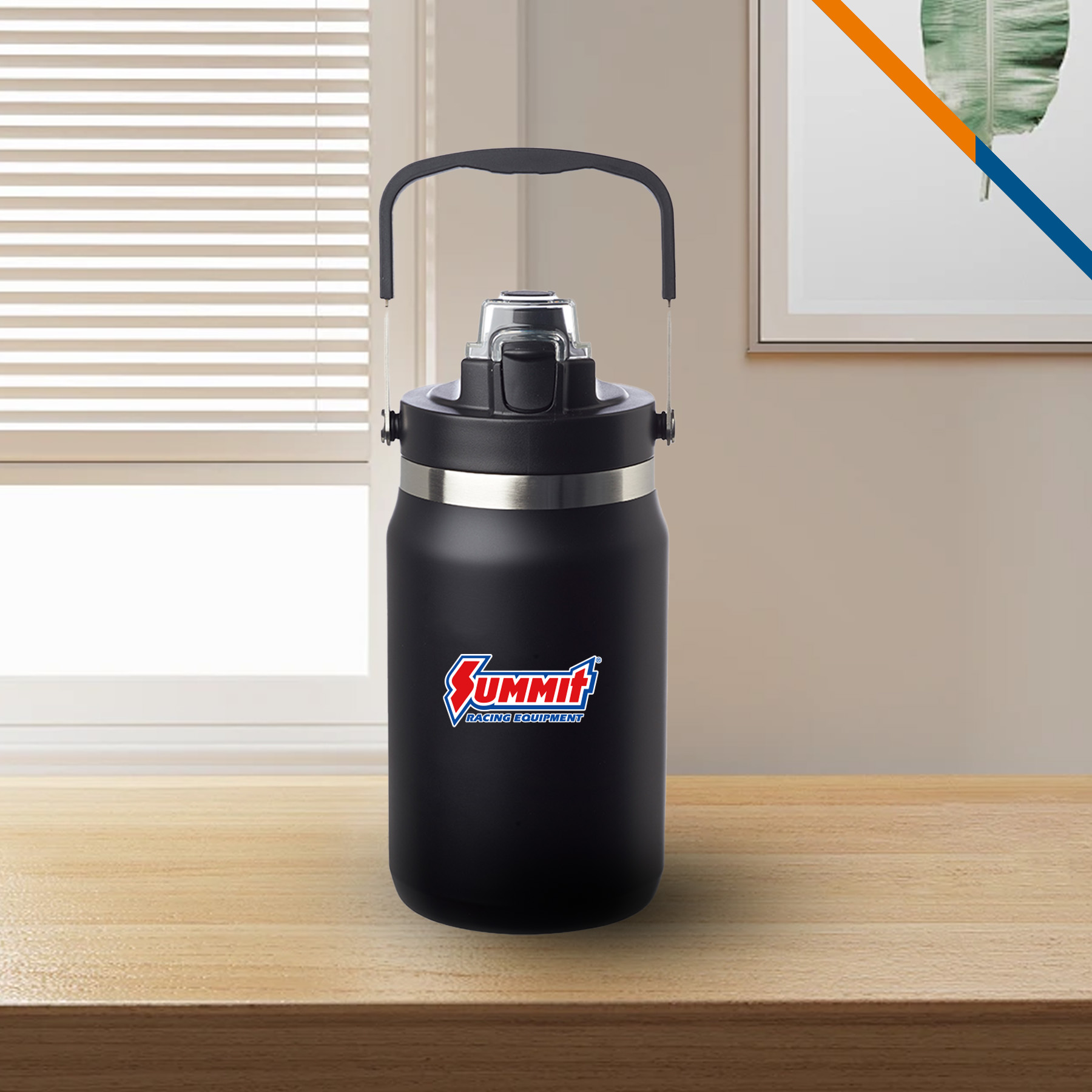 Ira Water Jug - 64 OZ., custom plastic water bottle with logo imprint 5