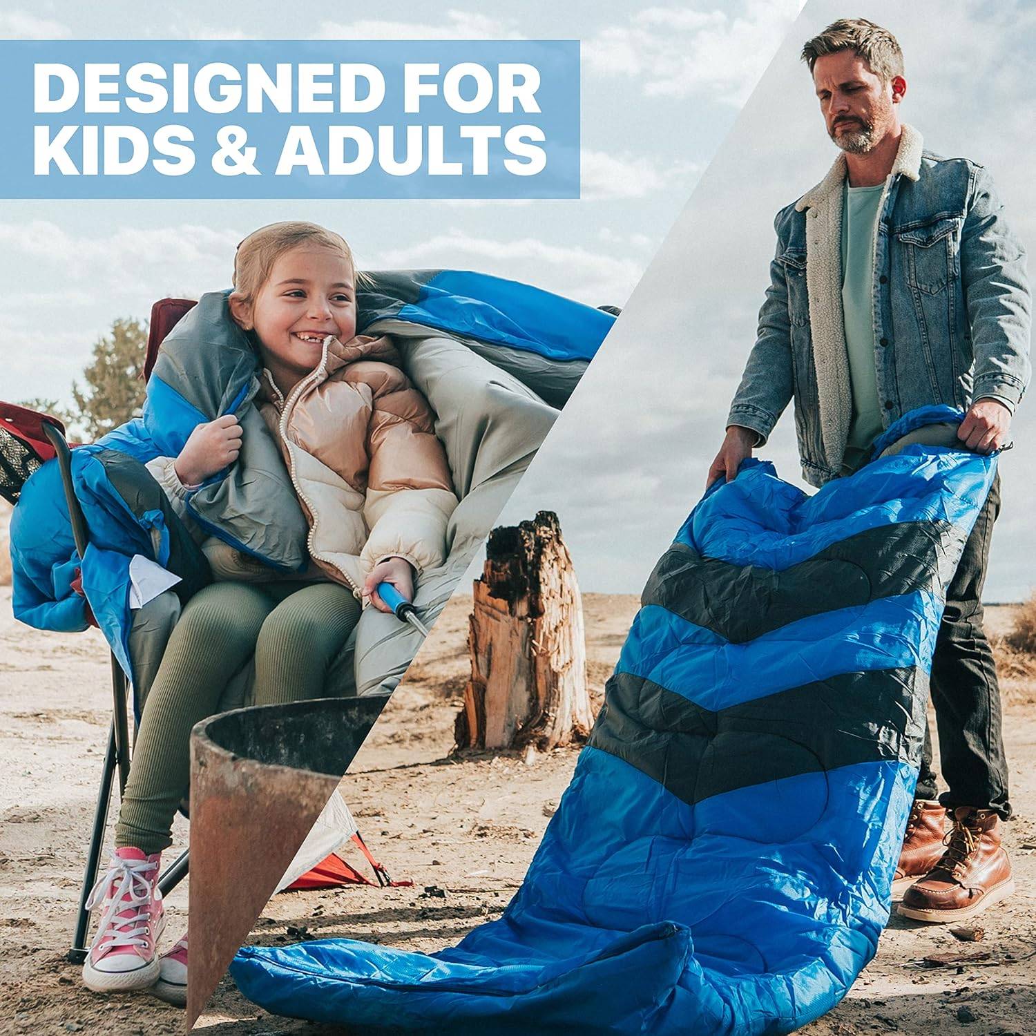 Cotton Hiking Essentials Lightweight Compact Sleeping Bag 5