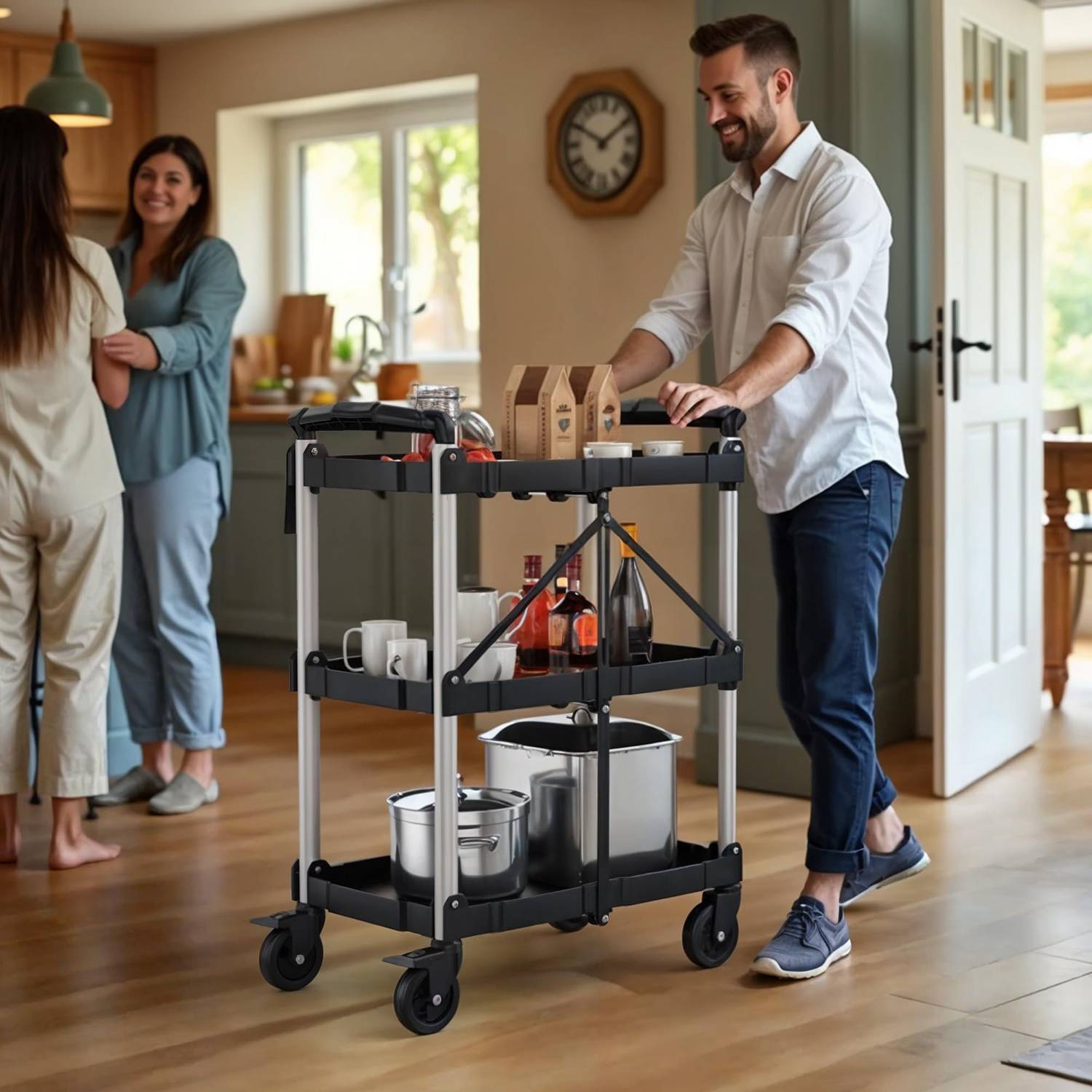 Large-Capacity Portable Folding Cart 5