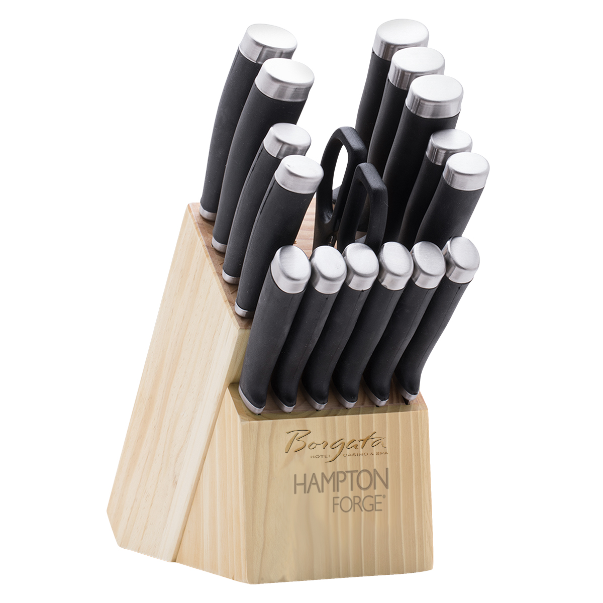 Hampton Forge® Epicure 17 Piece Cutlery Block Set 12