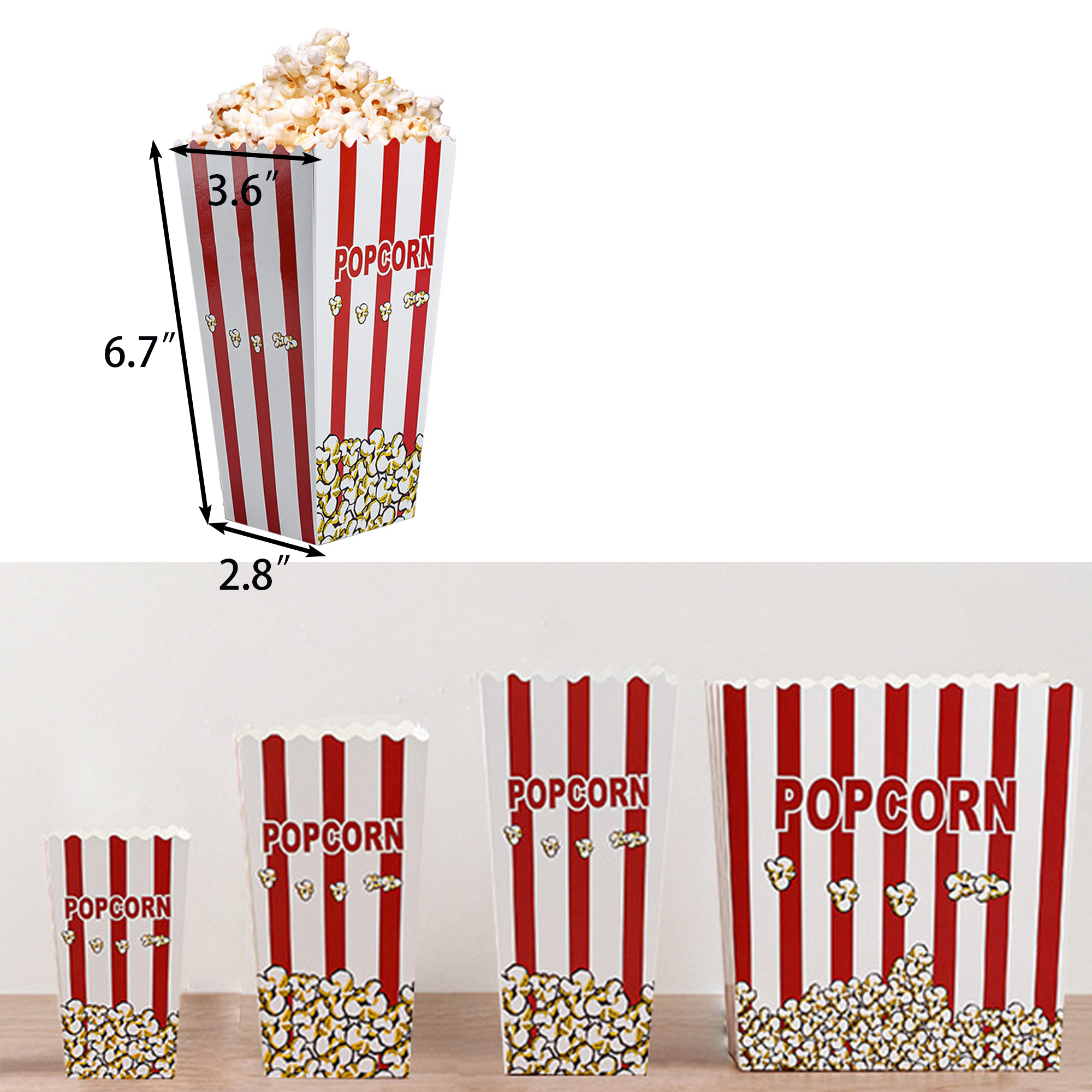 Thickened Popcorn Folding Bucket 4