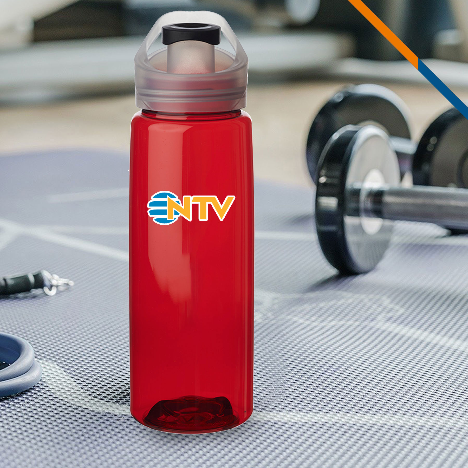 Ollie Plastic Sports Water Bottle - 26 OZ. 8