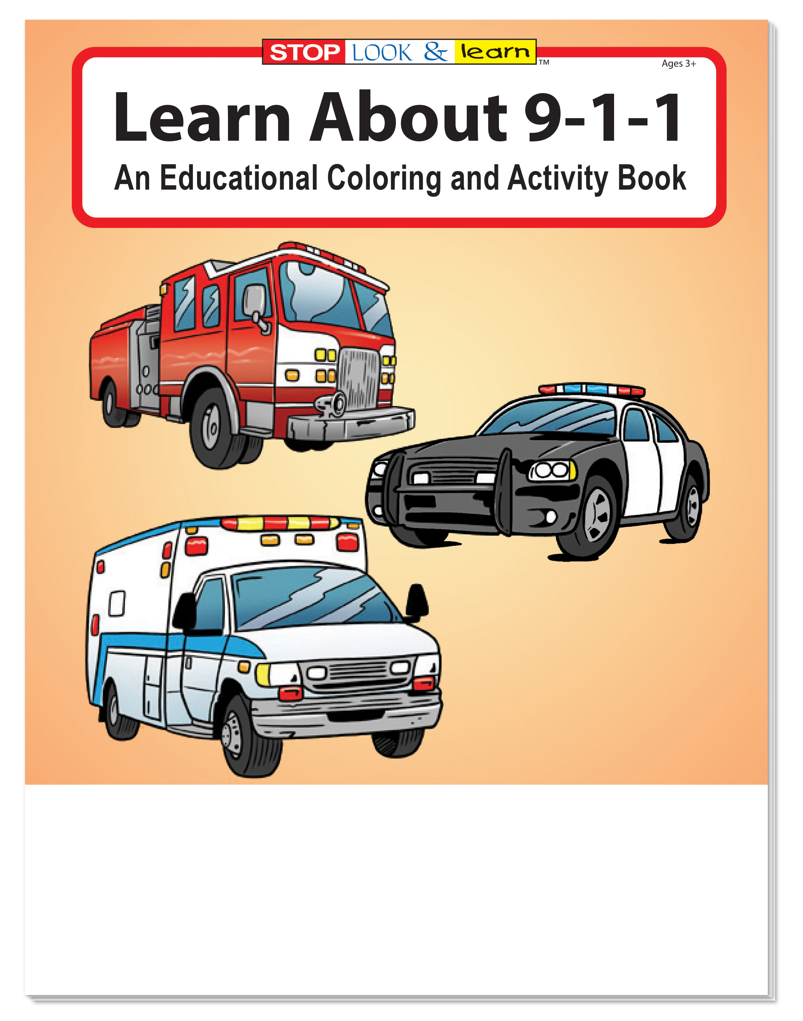 COLORING BOOK - Learn About 911 Coloring & Activity Book 5