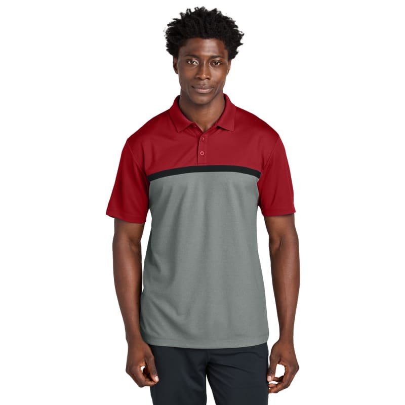 Sport-Tek UV Micropique Colorblock Polo 9
