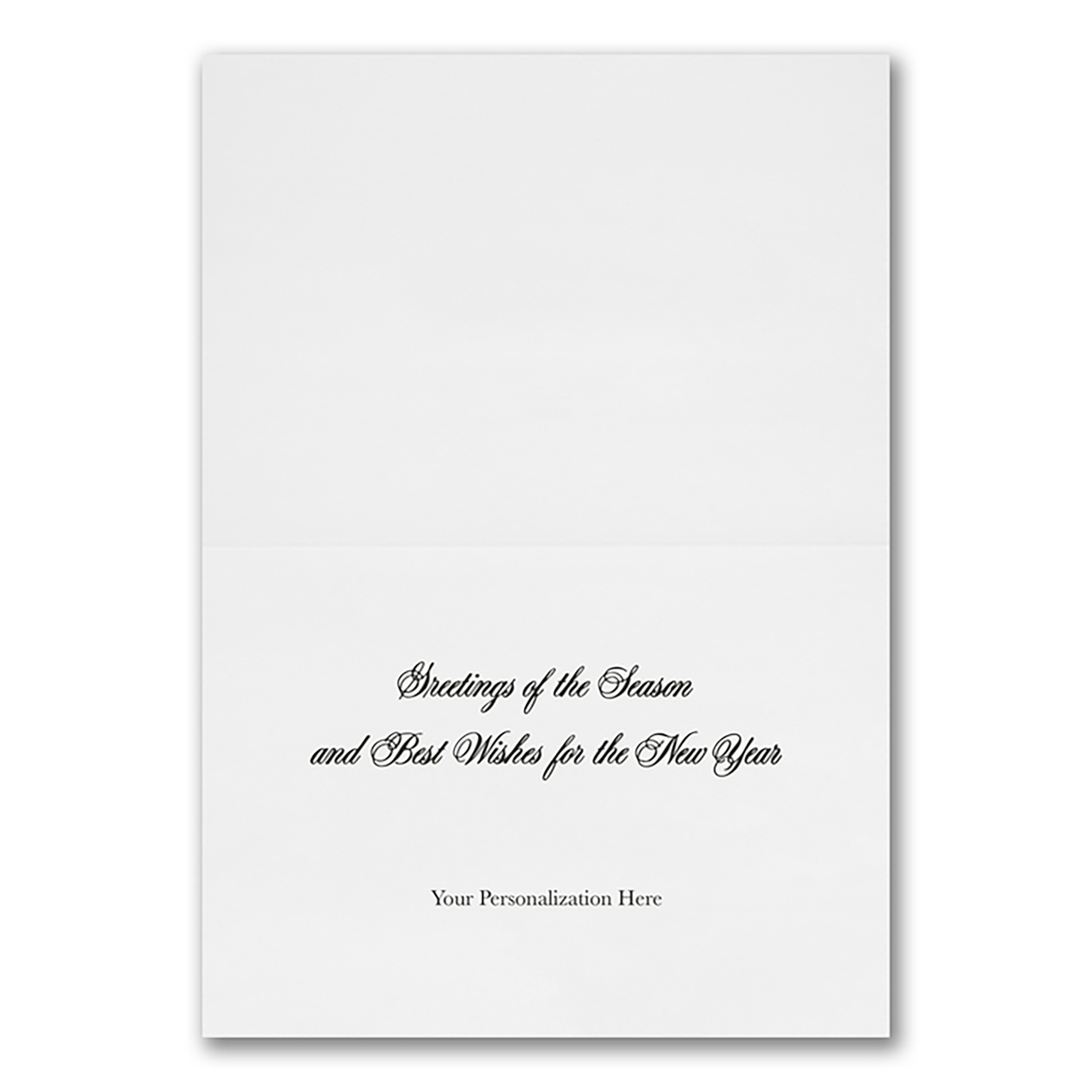 Glittering Wishes Economy Holiday Card 3