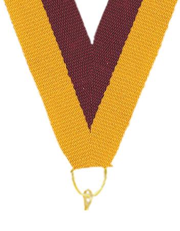 0.875" x 30" Maroon Gold GoldSnap Clip Stock 1