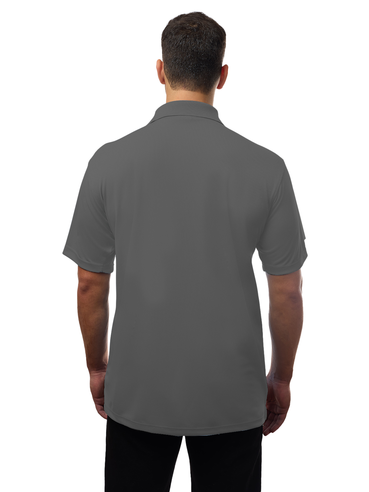 Blue Generation - Men's Pocketless Wicking Short Sleeve Polo 13