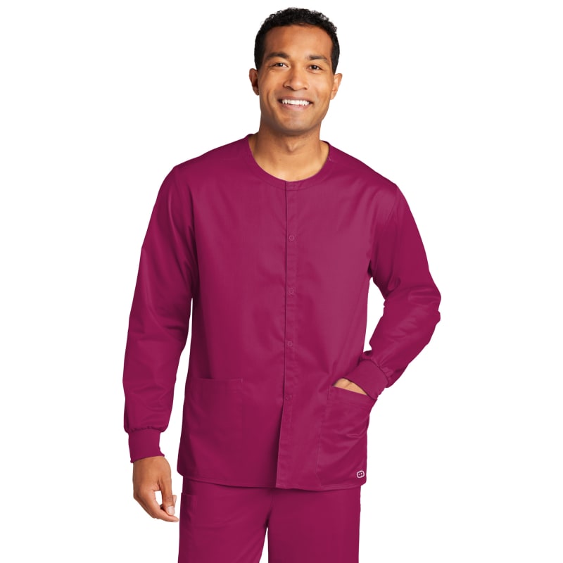WonderWink Unisex WorkFlex Snap-Front Scrub Jacket 21