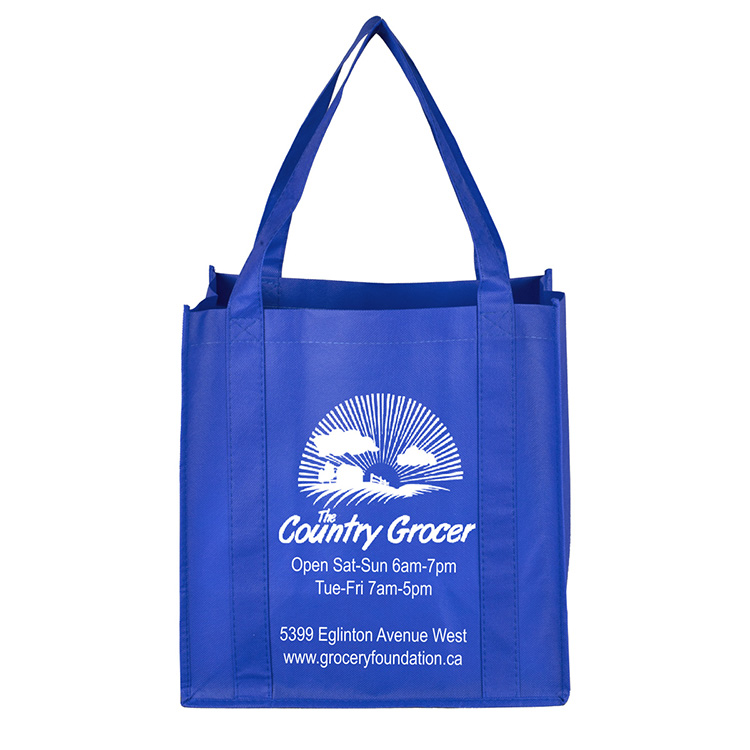 12-1/2"W x 13"H x 8"Gusset - "MEGA" Grocery Shopping Tote Bag 29