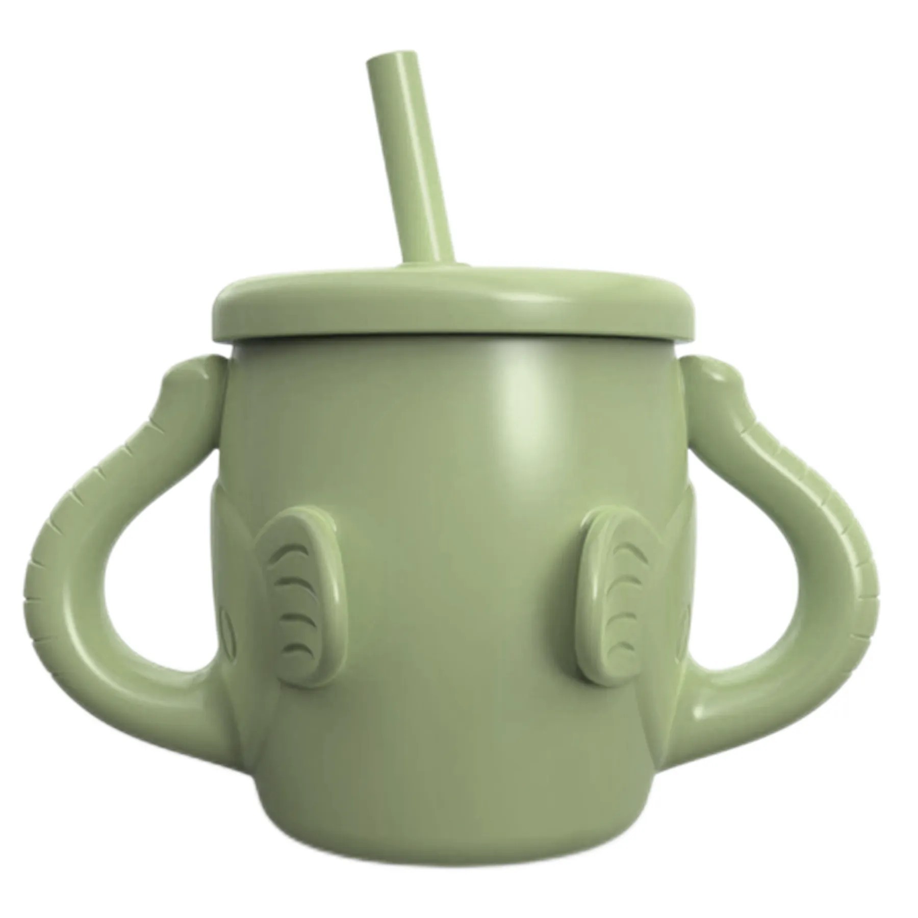 Dual Handle Toddler Silicone Training Cup 4