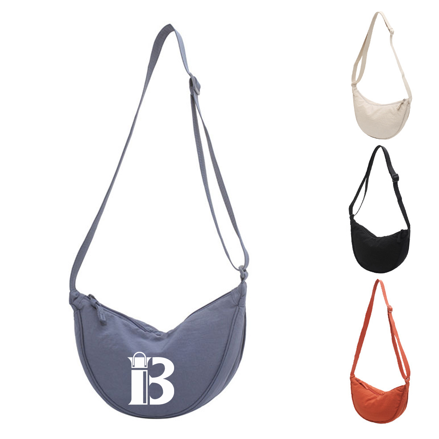 simple design fashionable women Nylon Crossbody Sling Bag 9