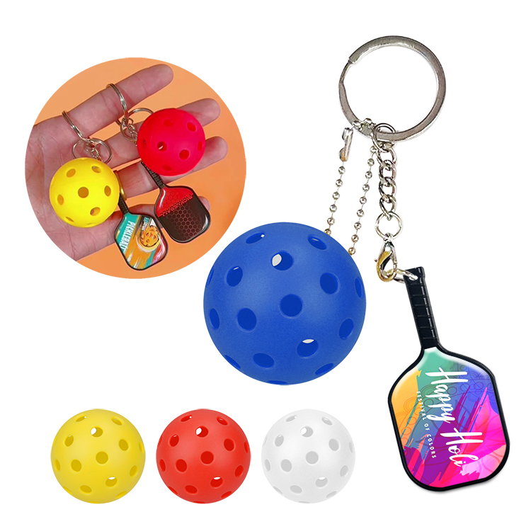 Epoxy Pickleball Paddle /with Ball Keychain 10
