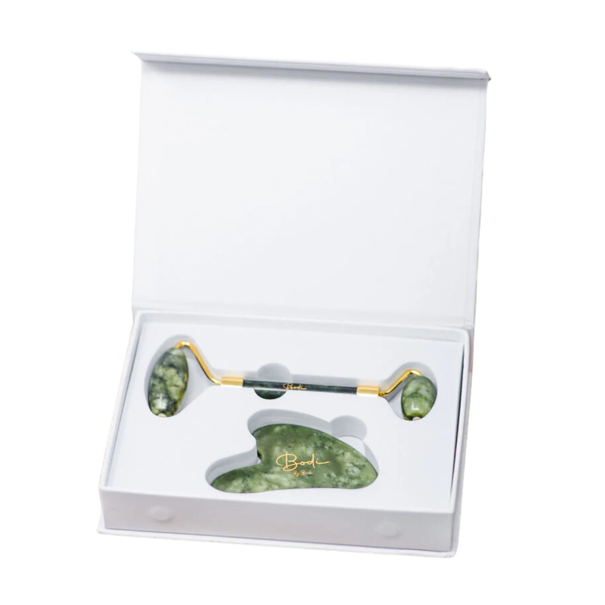 High Quality Jade Face Roller and Gua Sha Gift Set 6