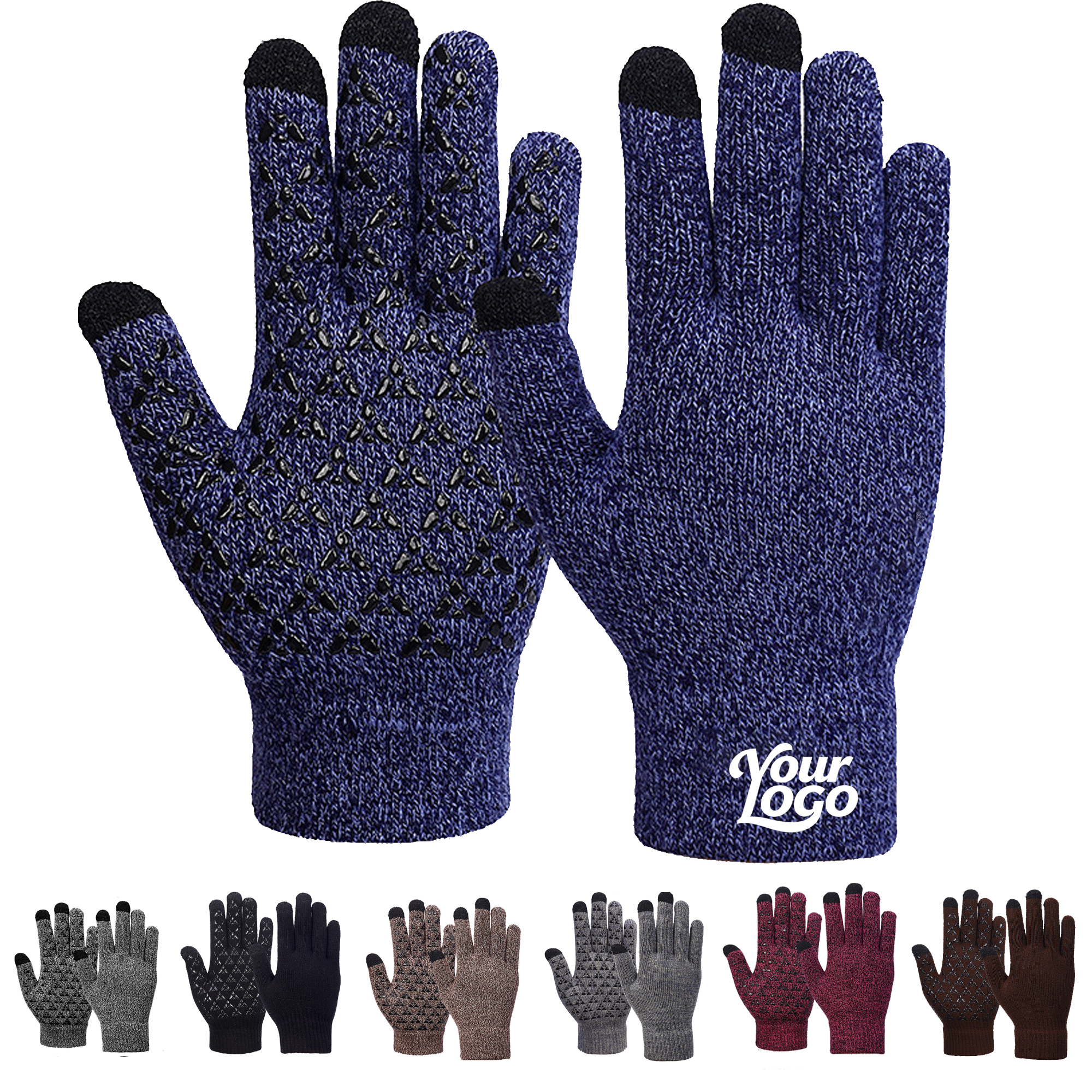 Knitted Touchscreen Winter Gloves 2