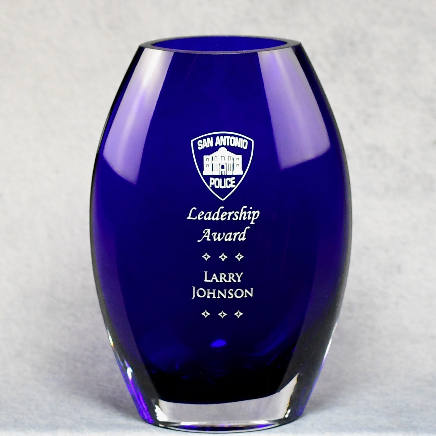 Cobalt Crystal Vase 4