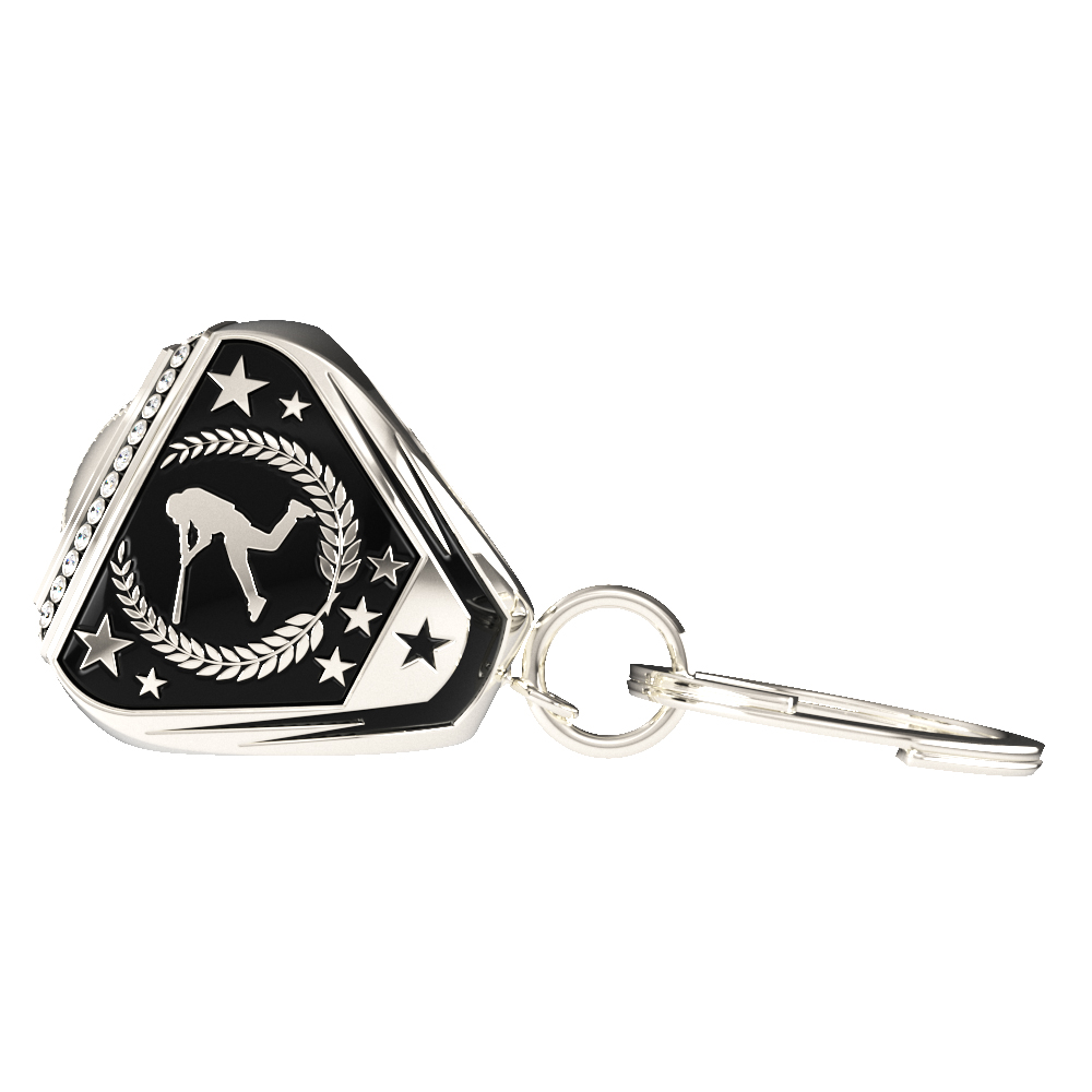 Epic Keychain Ring w/ Stock Bezel & Stock Side Inserts 12