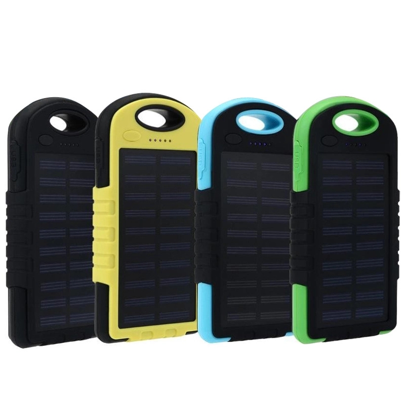 5000mAh Recharger Solar Power Bank with Hook 3