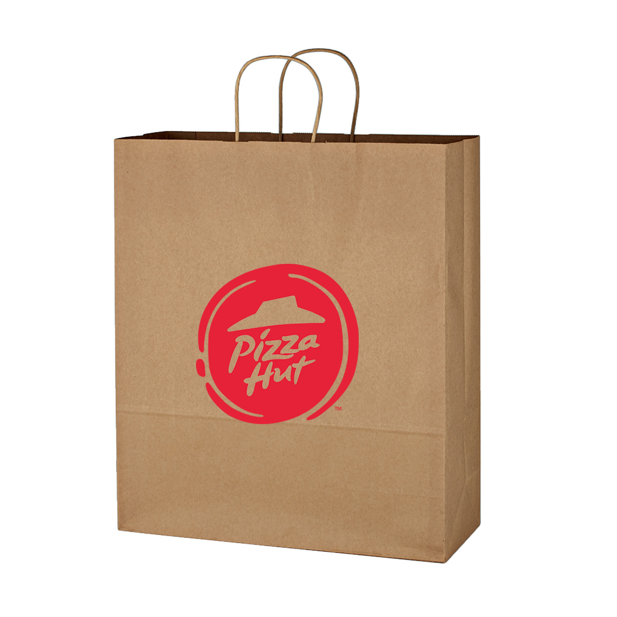Kraft Paper Brown Shopping Bag - 16" x 19" 3