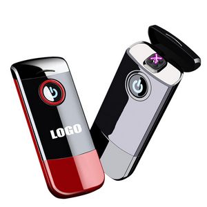 Flip Cap Dual Color Electric Arc Lighter With USB Charging 16