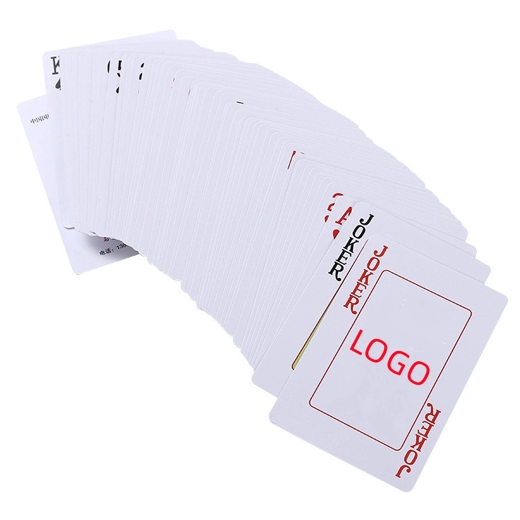 Playing POKER Size Adversting Cards