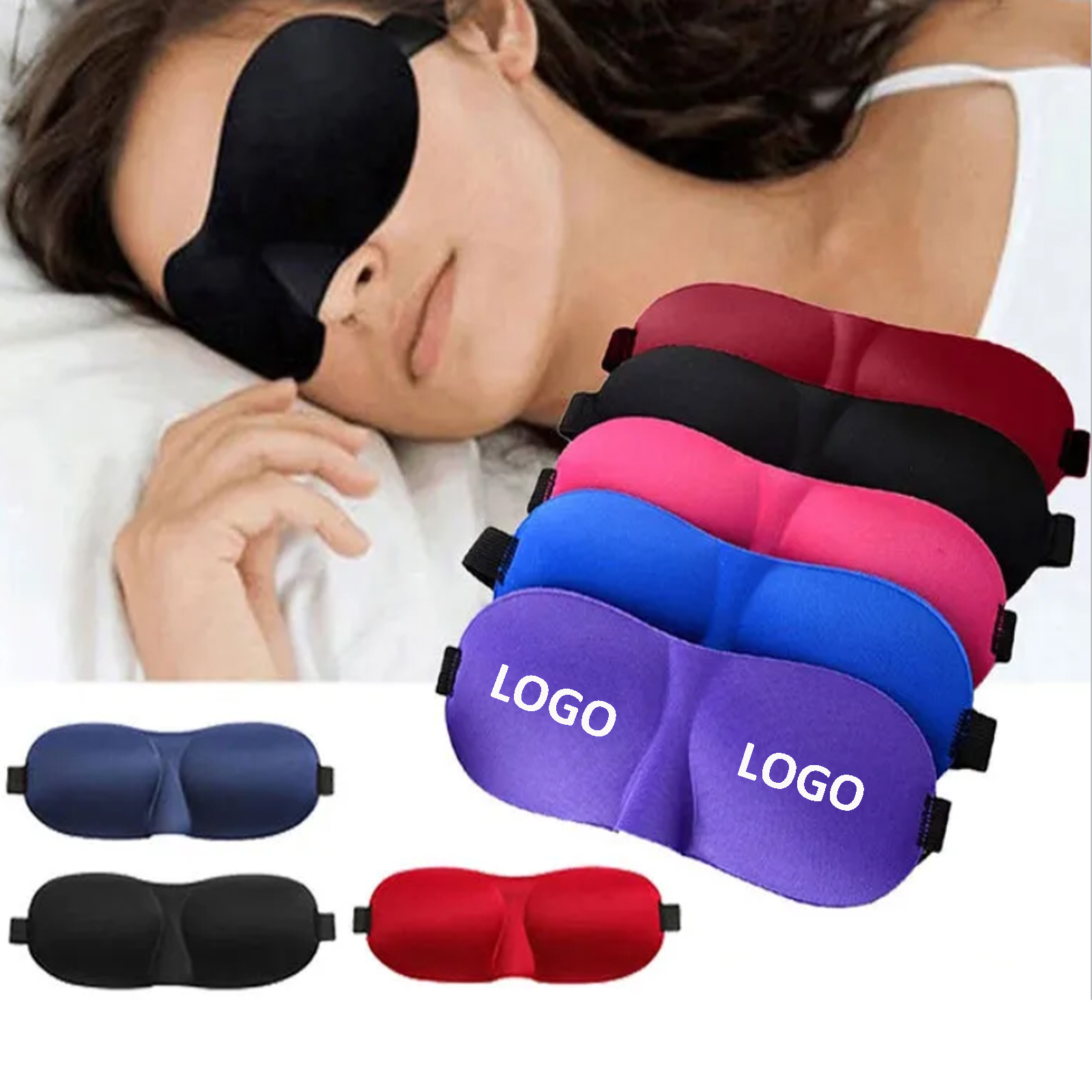 Sleep 3D Stereoscopic Blindfold Eye Mask 1